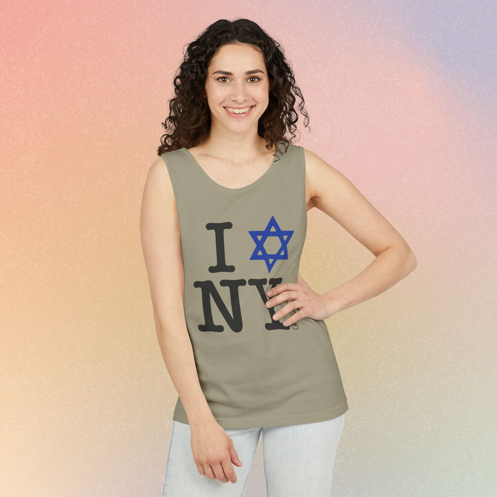 I Love NY Jewish Star Tank Top — Jewish NYC Pride Israel Love Sleeveless Tee