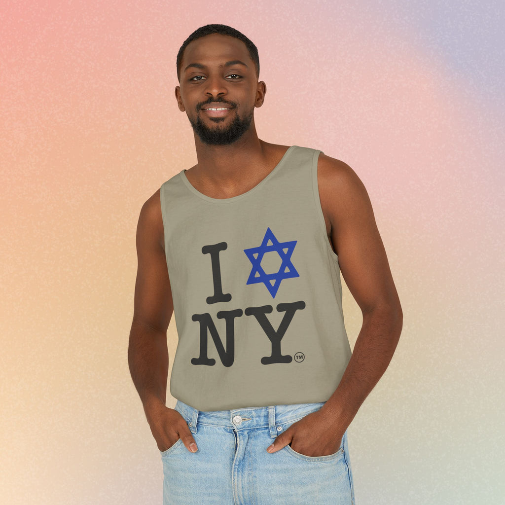I Love NY Jewish Star Tank Top — Jewish NYC Pride Israel Love Sleeveless Tee