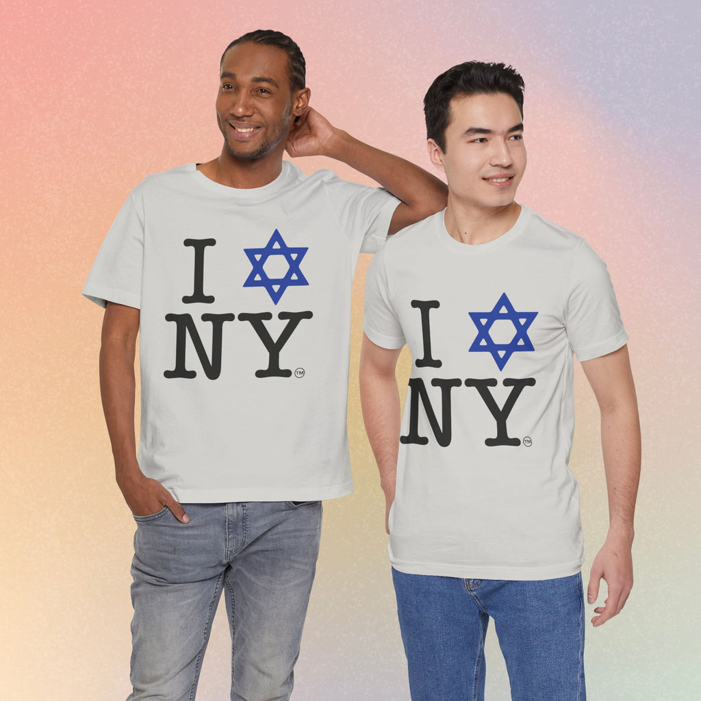 I Love NY Jewish Star T-Shirt | Jewish New York Pride Tee