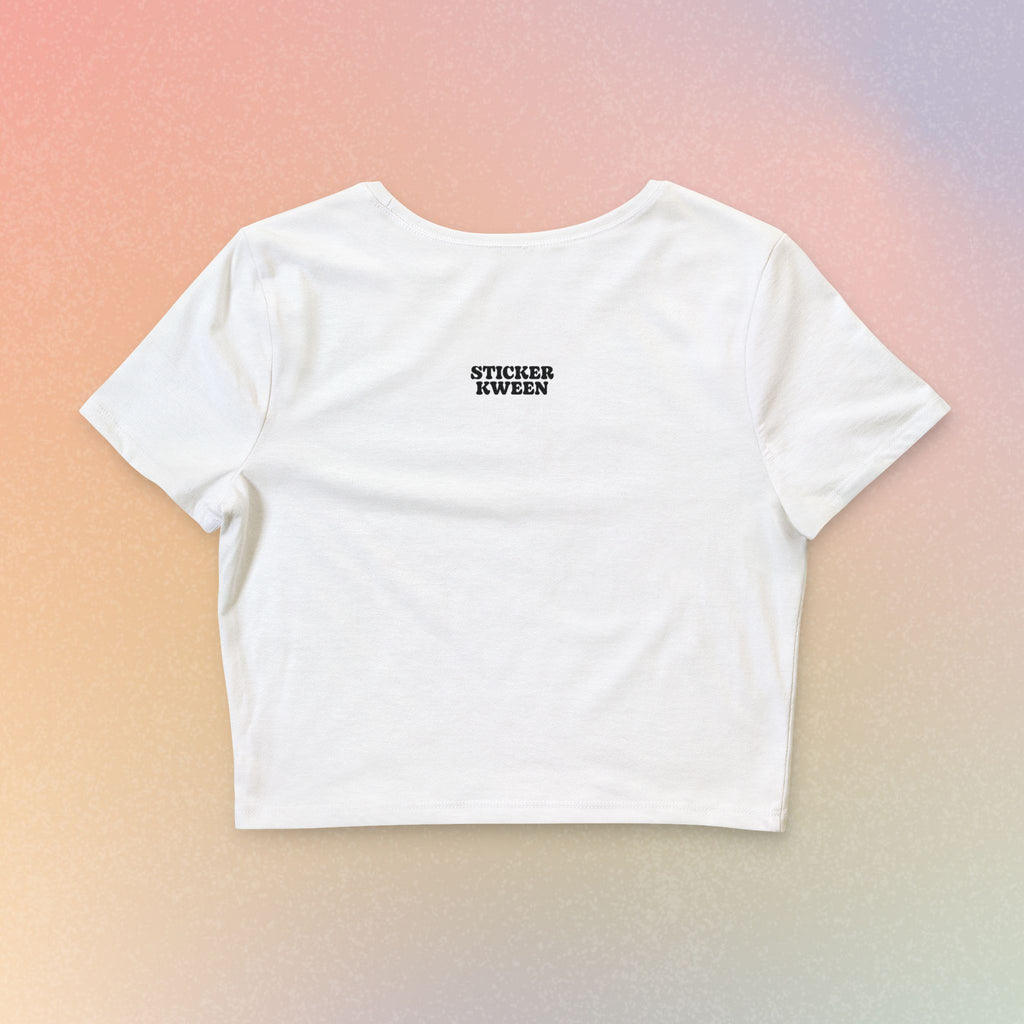 I Love NY Jewish Star Women’s Poly-Cotton Crop Tee
