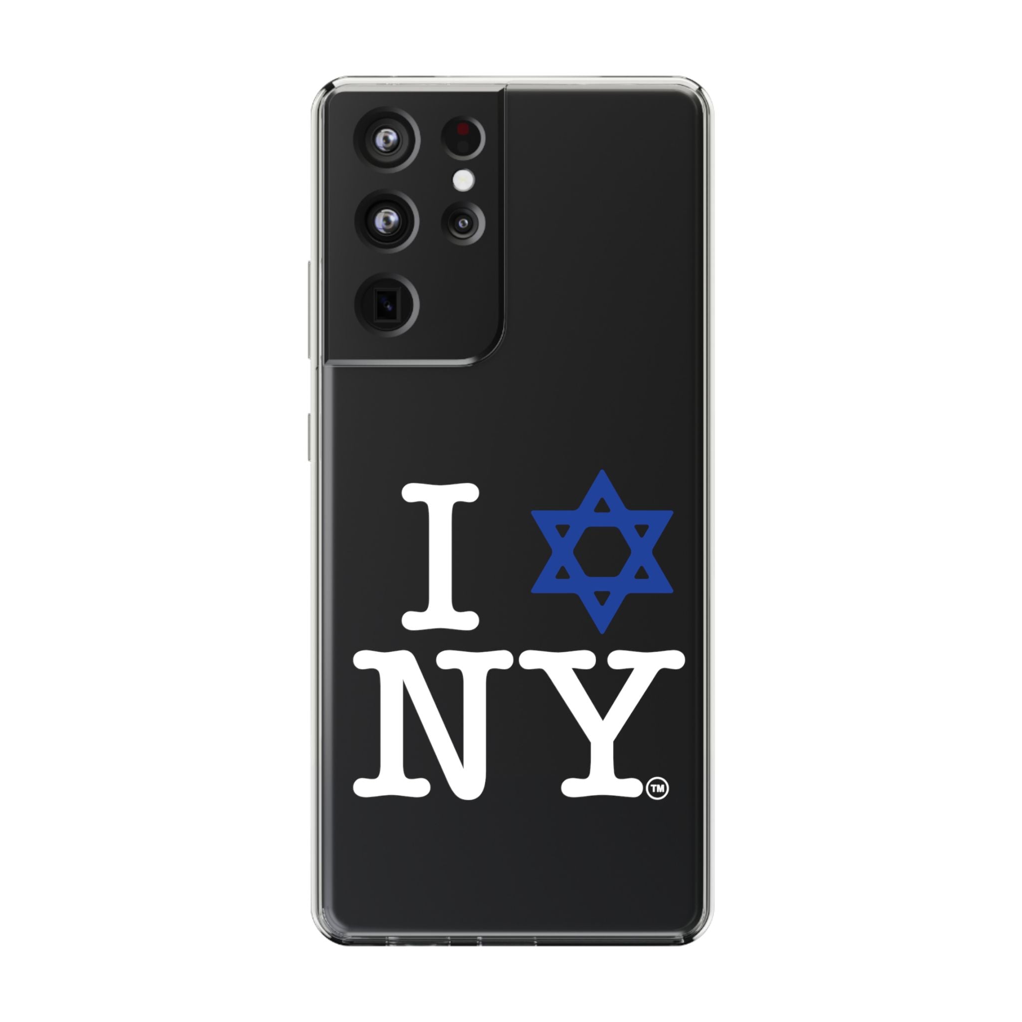 I Love NY Jewish Star Phone Case | Clear Case, Jewish New York Design