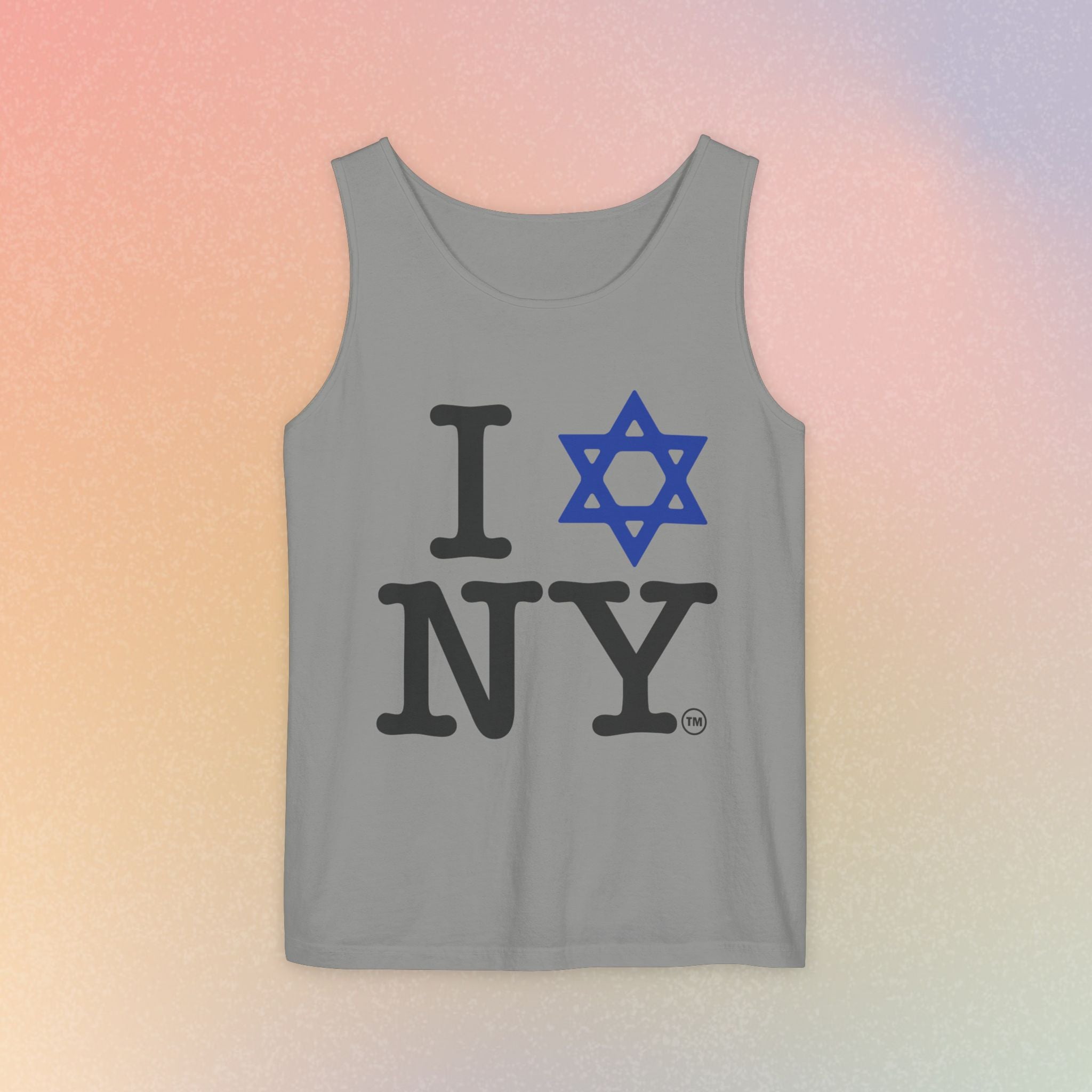 I Love NY Jewish Star Tank Top — Jewish NYC Pride Israel Love Sleeveless Tee