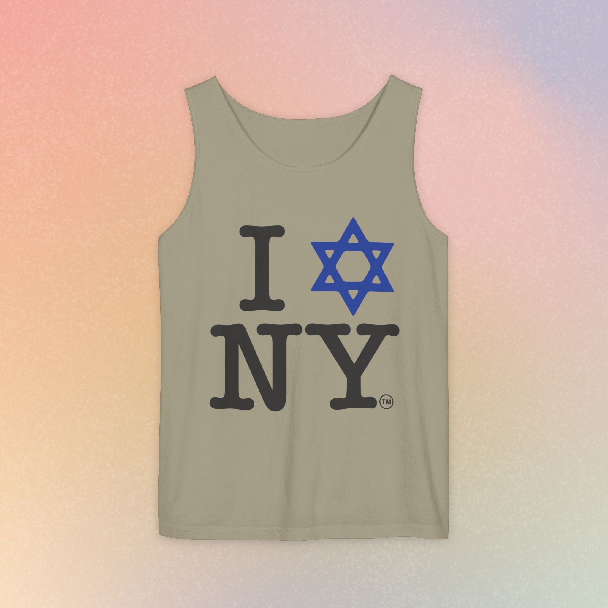 I Love NY Jewish Star Tank Top — Jewish NYC Pride Israel Love Sleeveless Tee