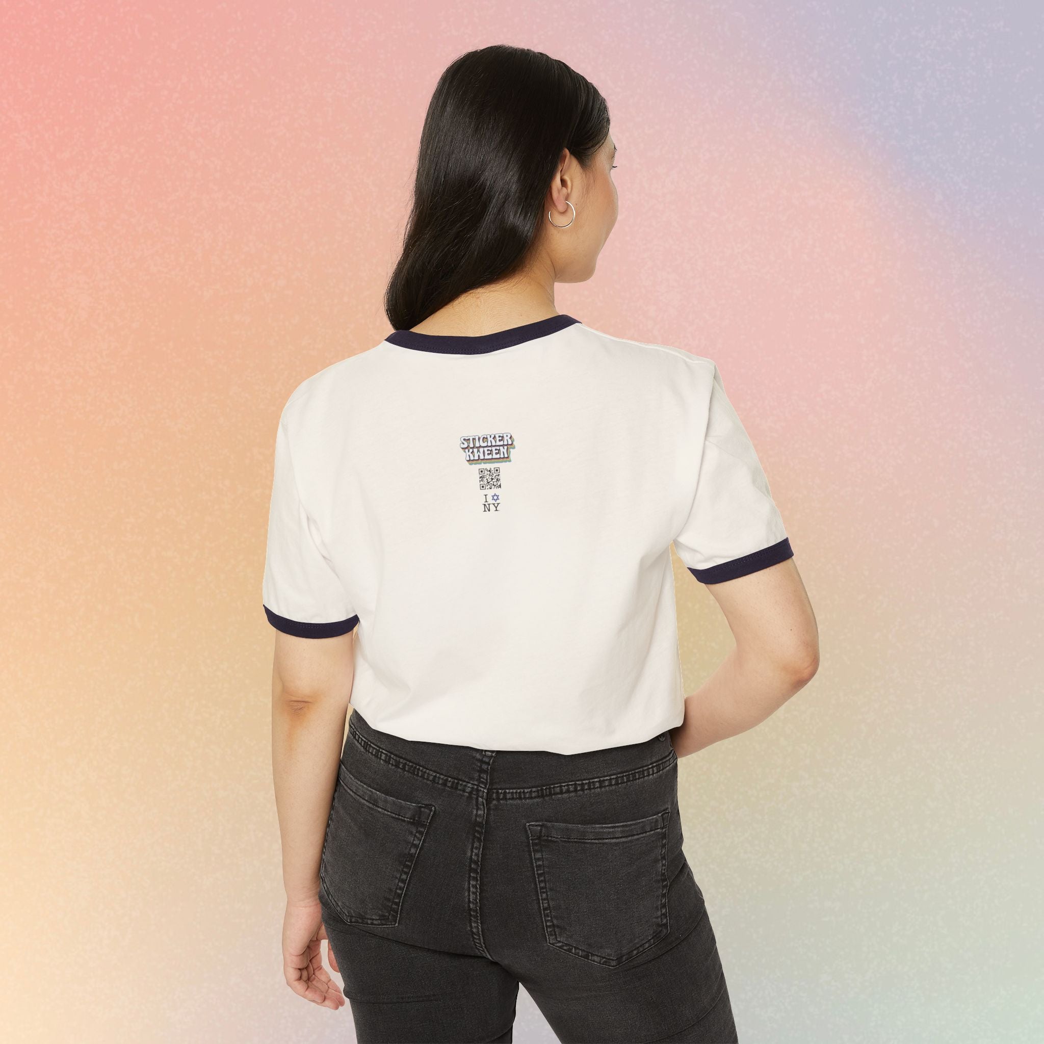 I Love NY Jewish Star T-Shirt | Ringer Tee, Jewish New York Pride