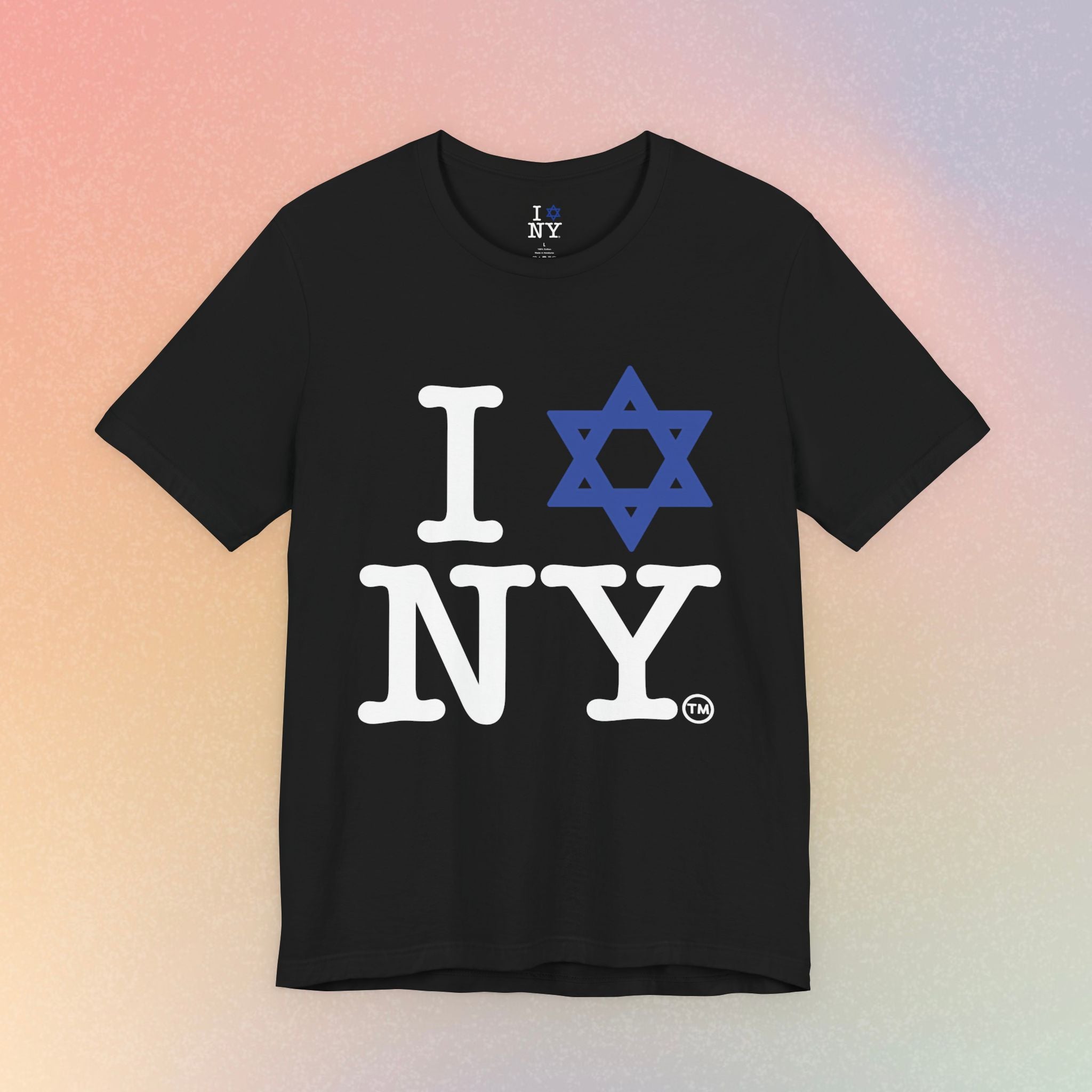 I Love New York Jewish Star of David T-Shirt - Jewish New York Pride