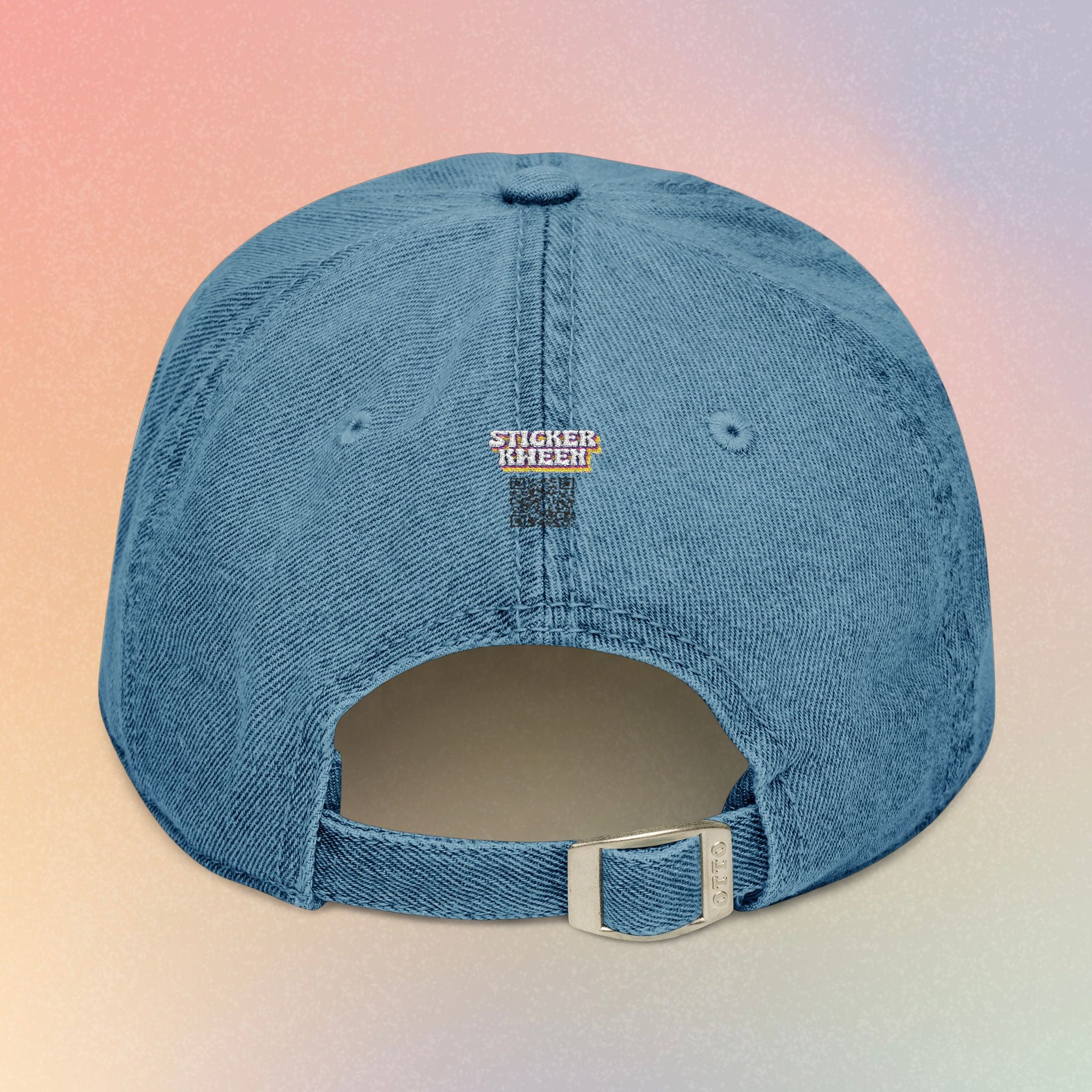 Embroidered 'Nice Jewish Girl' Denim Hat — Casual Baseball Cap for Jewish Pride & Everyday Wear