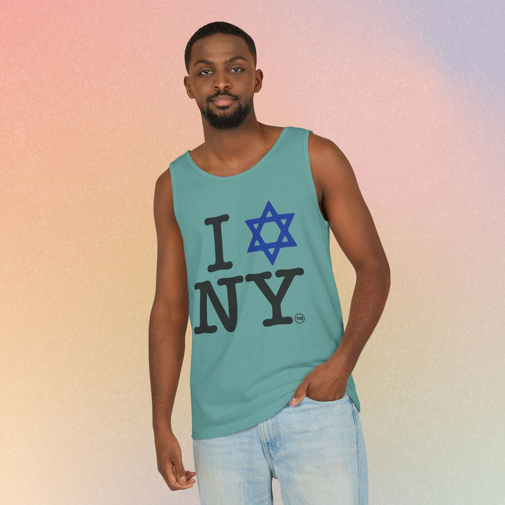 I Love NY Jewish Star Tank Top — Jewish NYC Pride Israel Love Sleeveless Tee