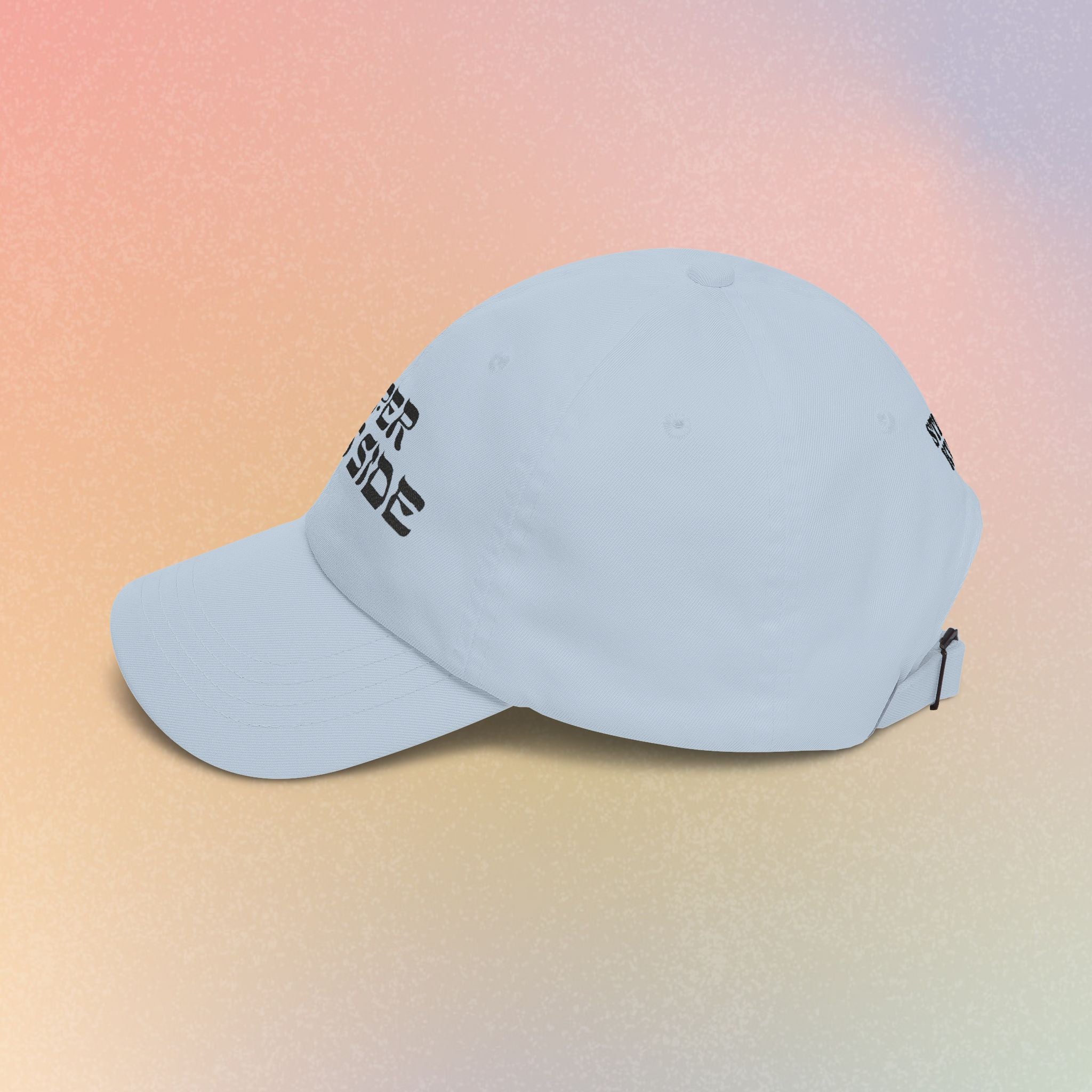 Upper East Side Hebrew Font Baseball Cap | NYC Jewish Pride (Light Colors)