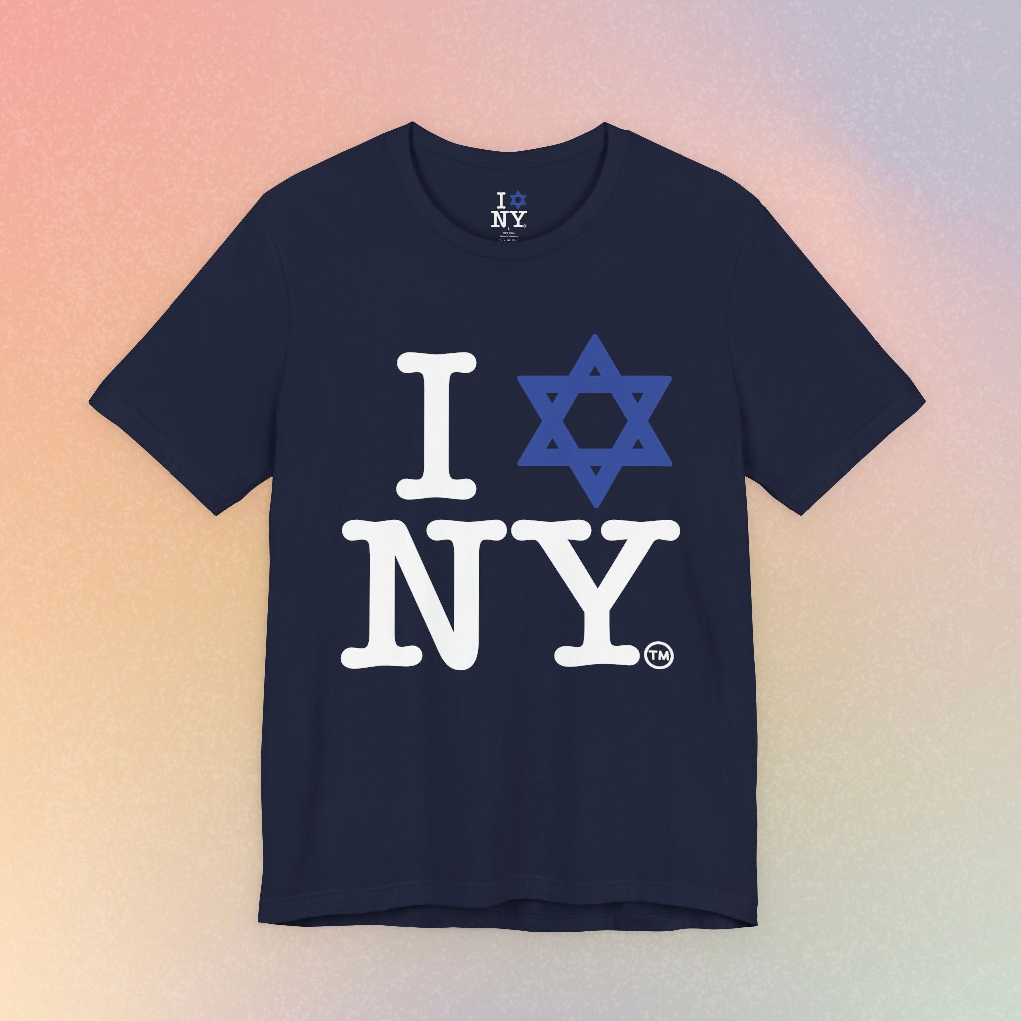 I Love New York Jewish Star of David T-Shirt - Jewish New York Pride