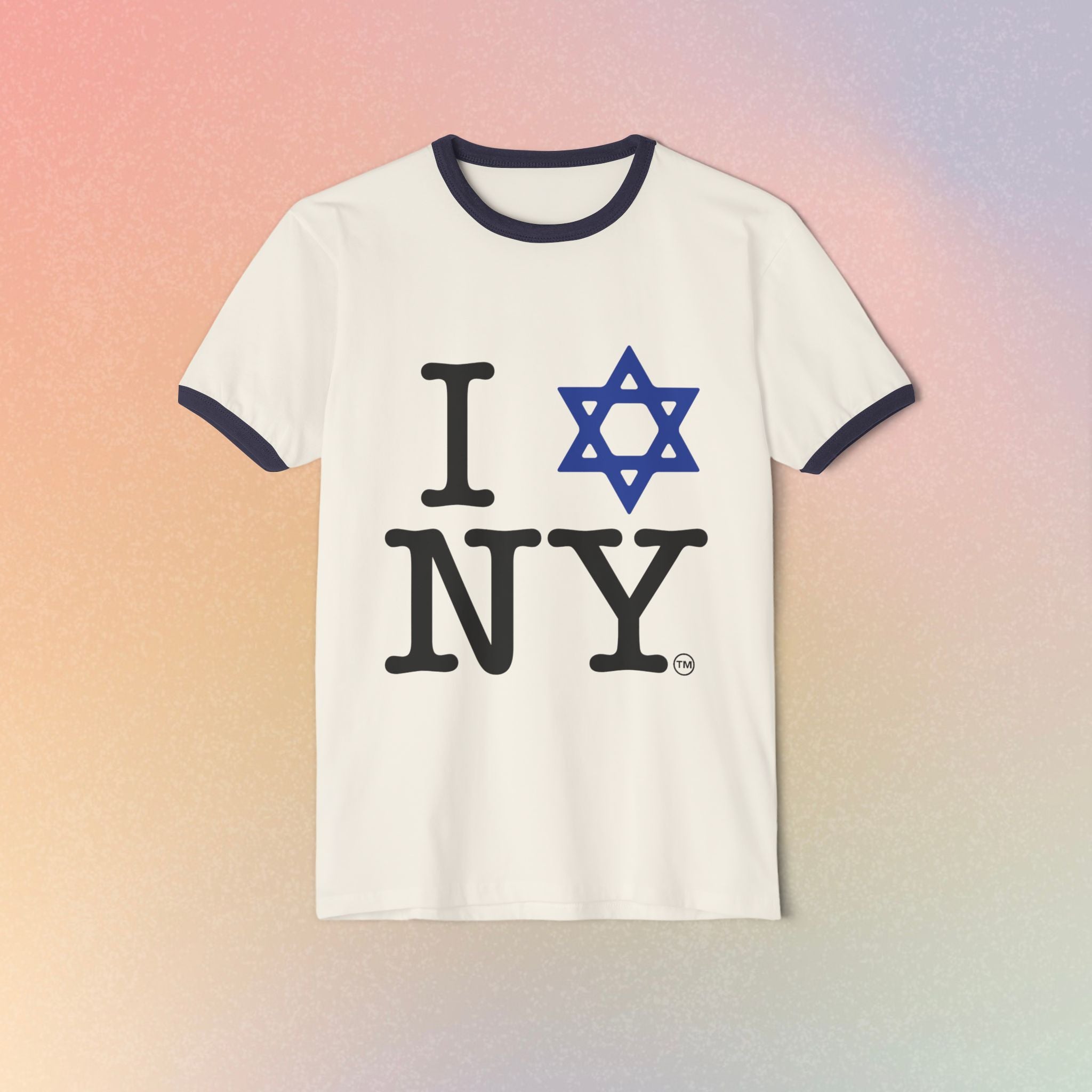 I Love NY Jewish Star T-Shirt | Ringer Tee, Jewish New York Pride