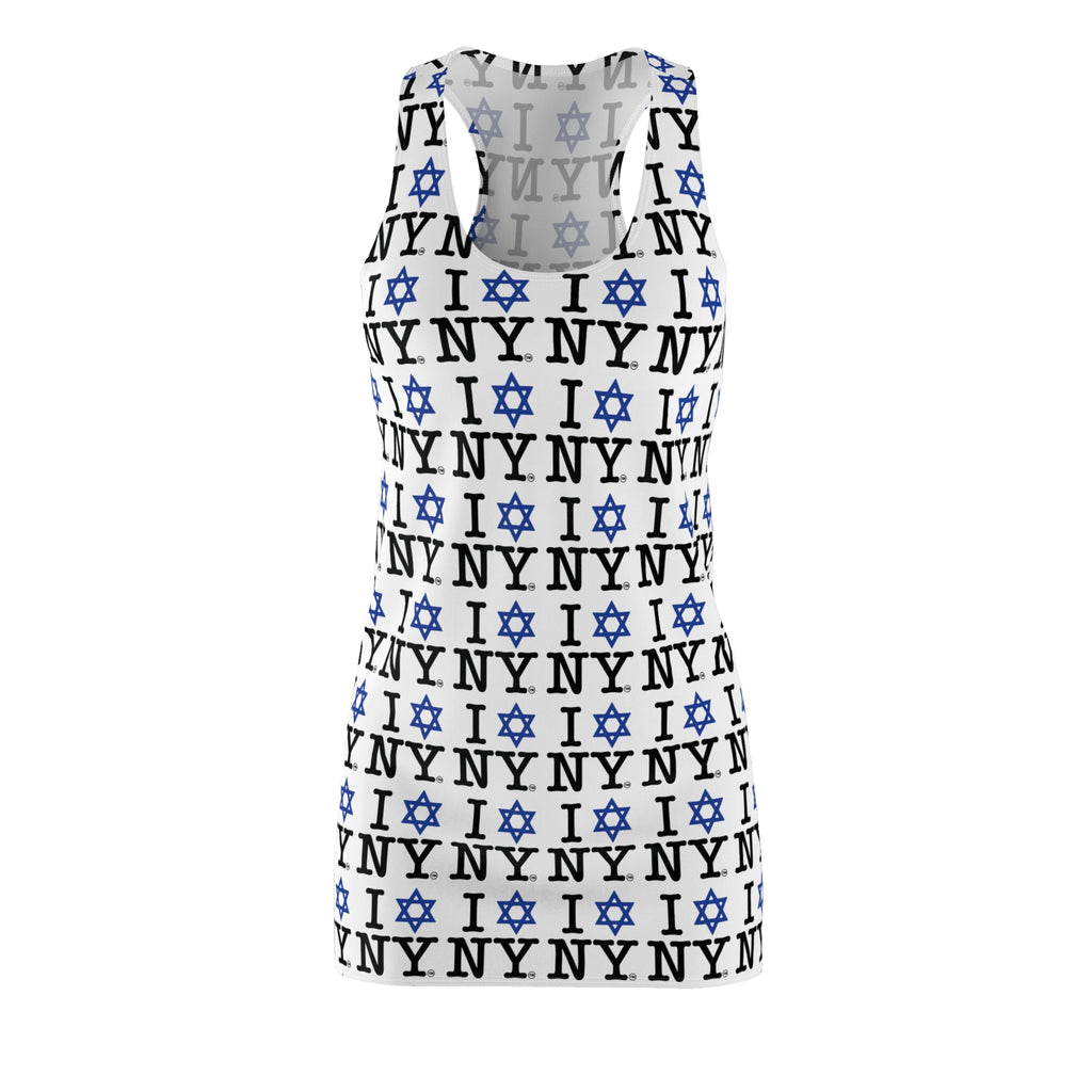 I Love NY Jewish Star Women's Racerback Dress