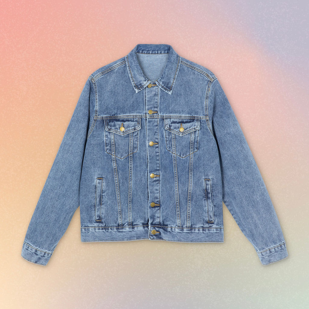 I Love NY Jewish Star Denim Jacket | Jewish New York Pride
