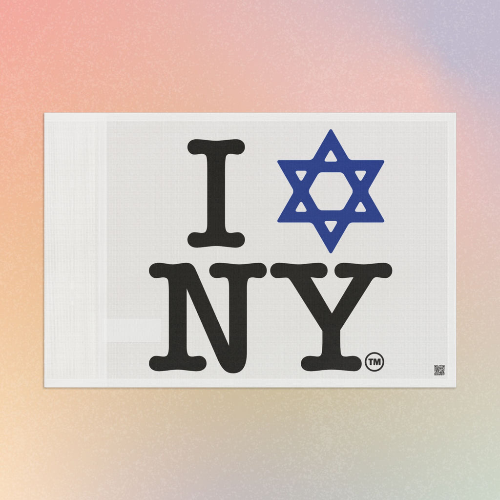 I Love NY Magen David Flag | Jewish New York Pride Flag