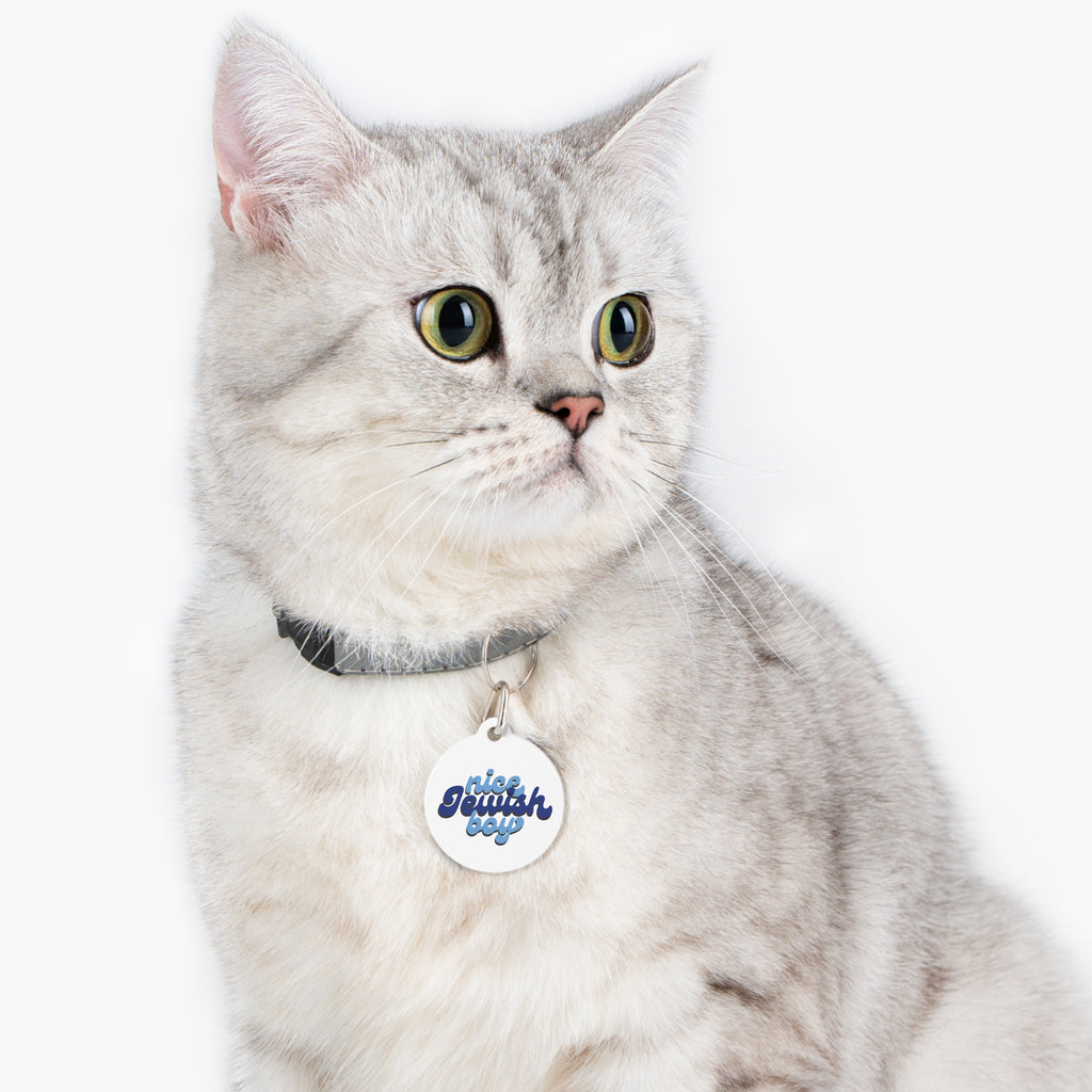 Nice Jewish Boy Pet Tag