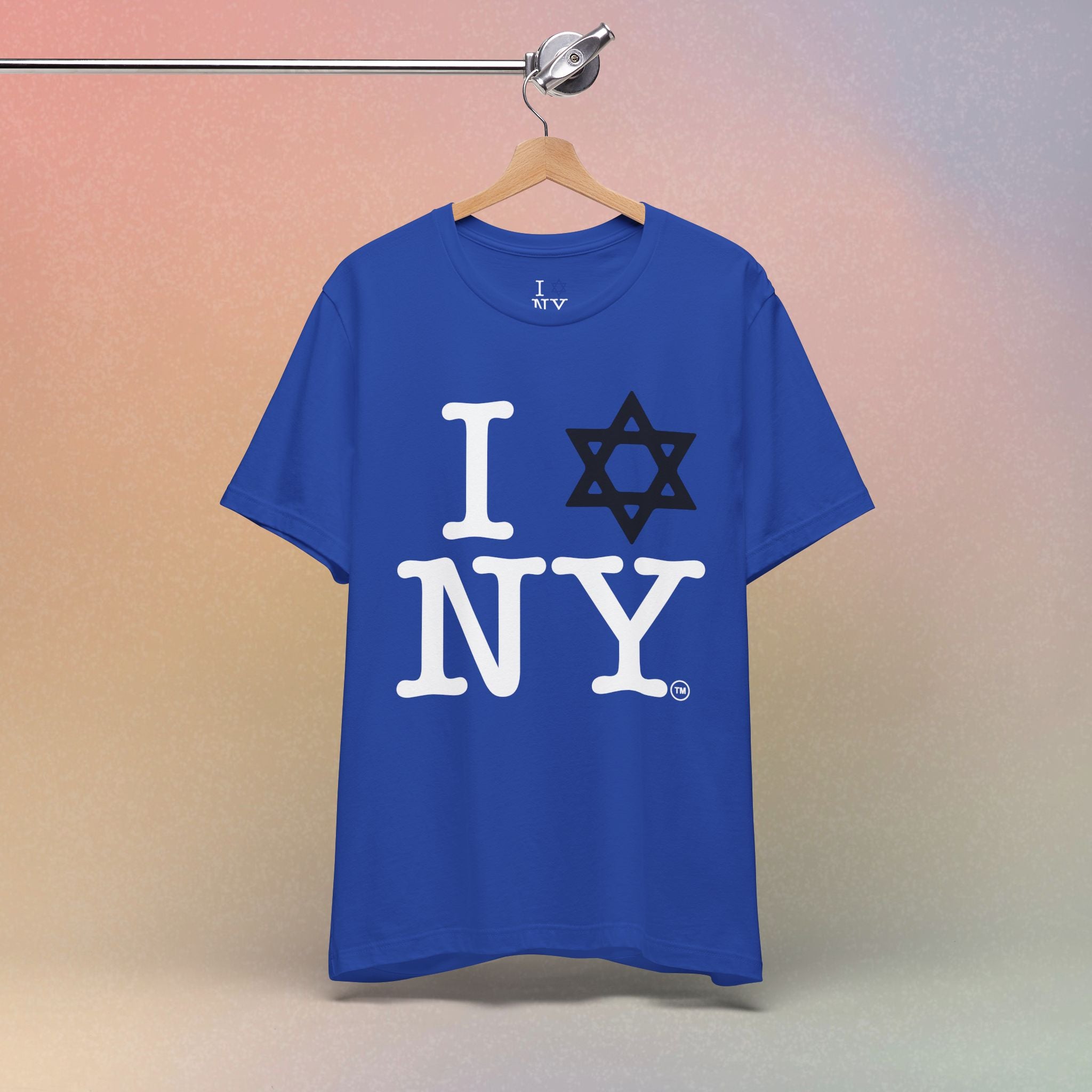 I Love New York Jewish Star of David T-Shirt - Jewish New York Pride
