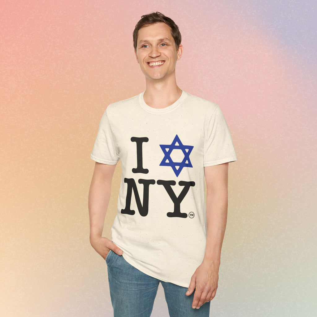 I Love NY Jewish Star Unisex Softstyle T-Shirt