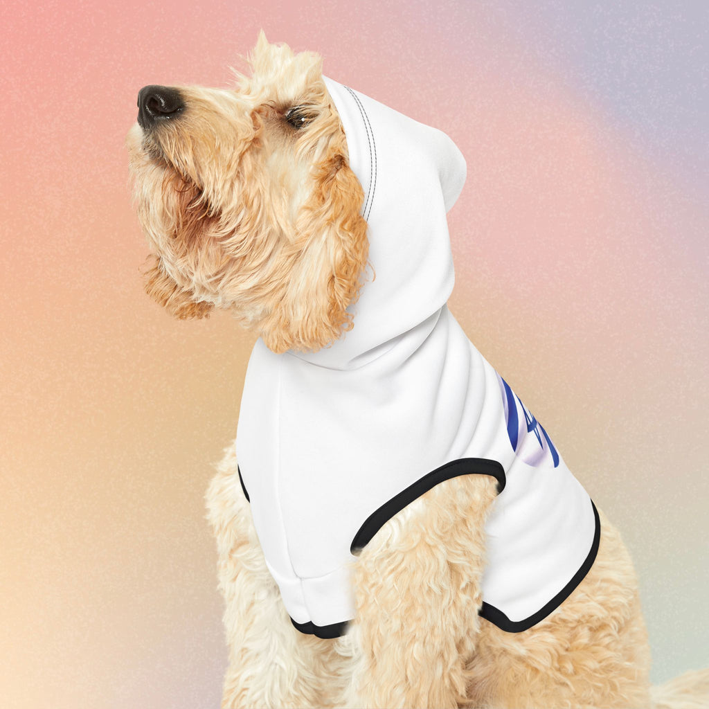 Persian Israeli Flag Flag Heart Pet Hoodie (Jewish/Persian Pride)