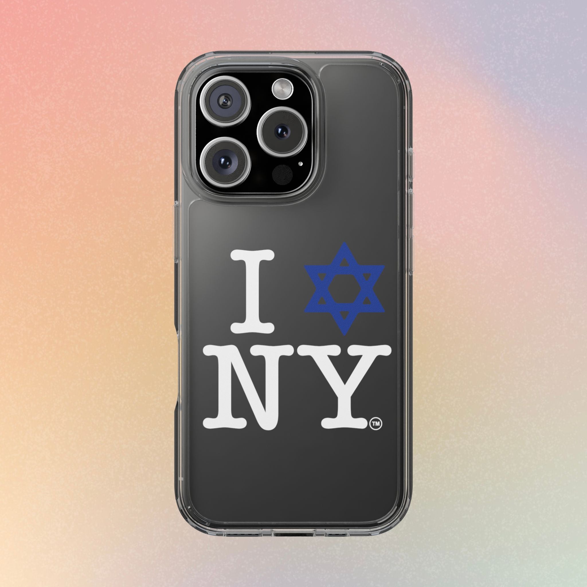 I Love NY Jewish Star Phone Case | Clear Case, Jewish New York Design
