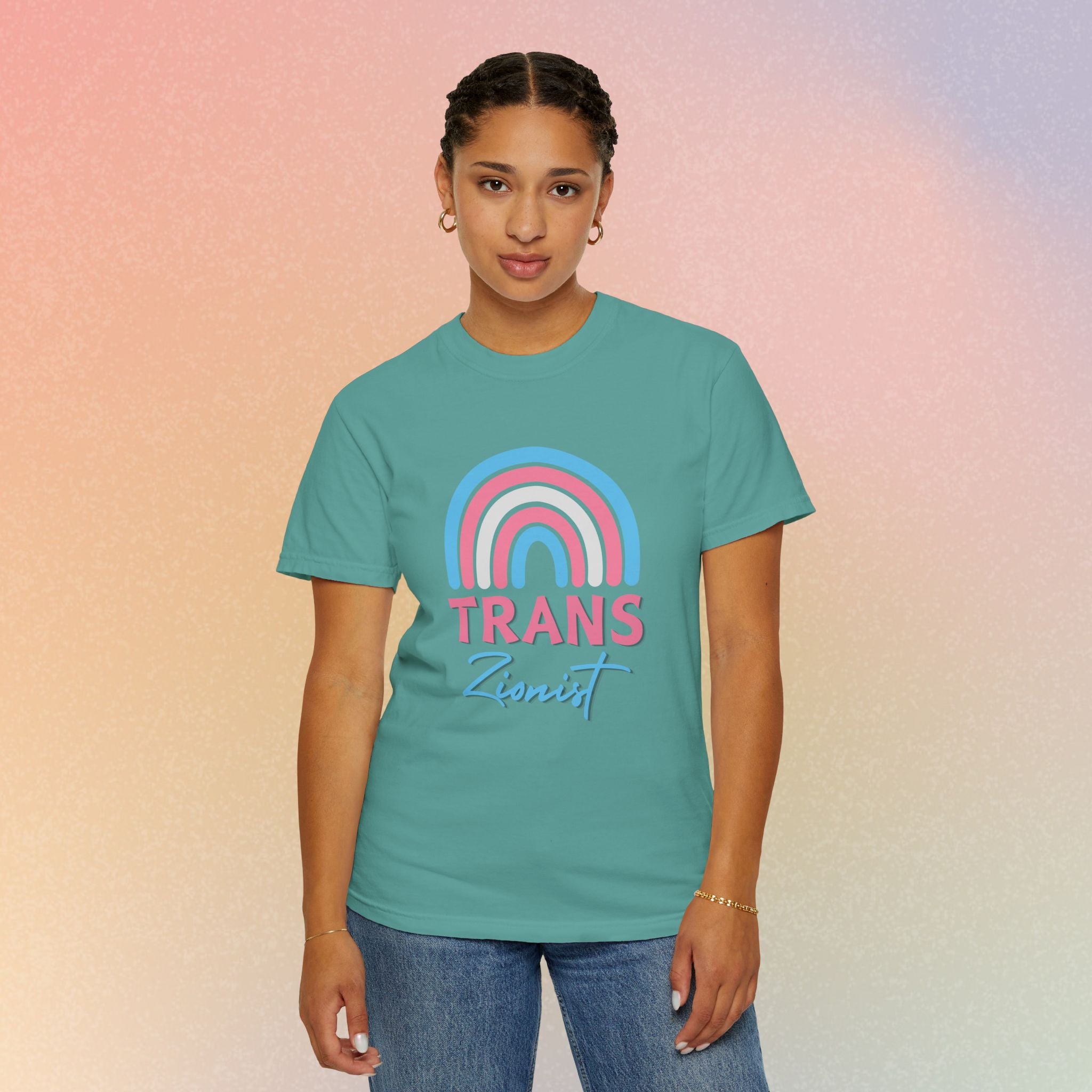 Trans Zion T-Shirt - Rainbow Transgender Pride Tee