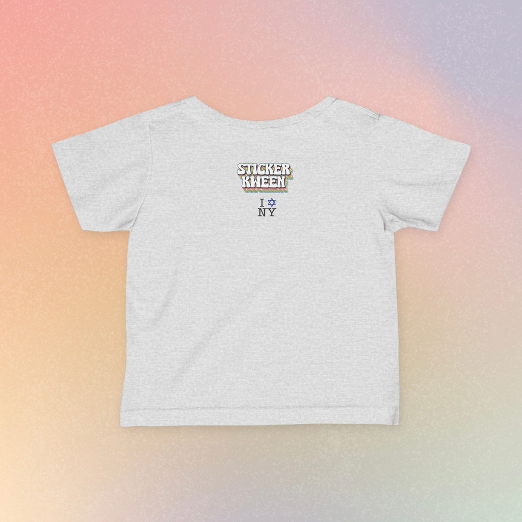 I Love NY Jewish Star Infant Tee | Jewish New York baby shirt
