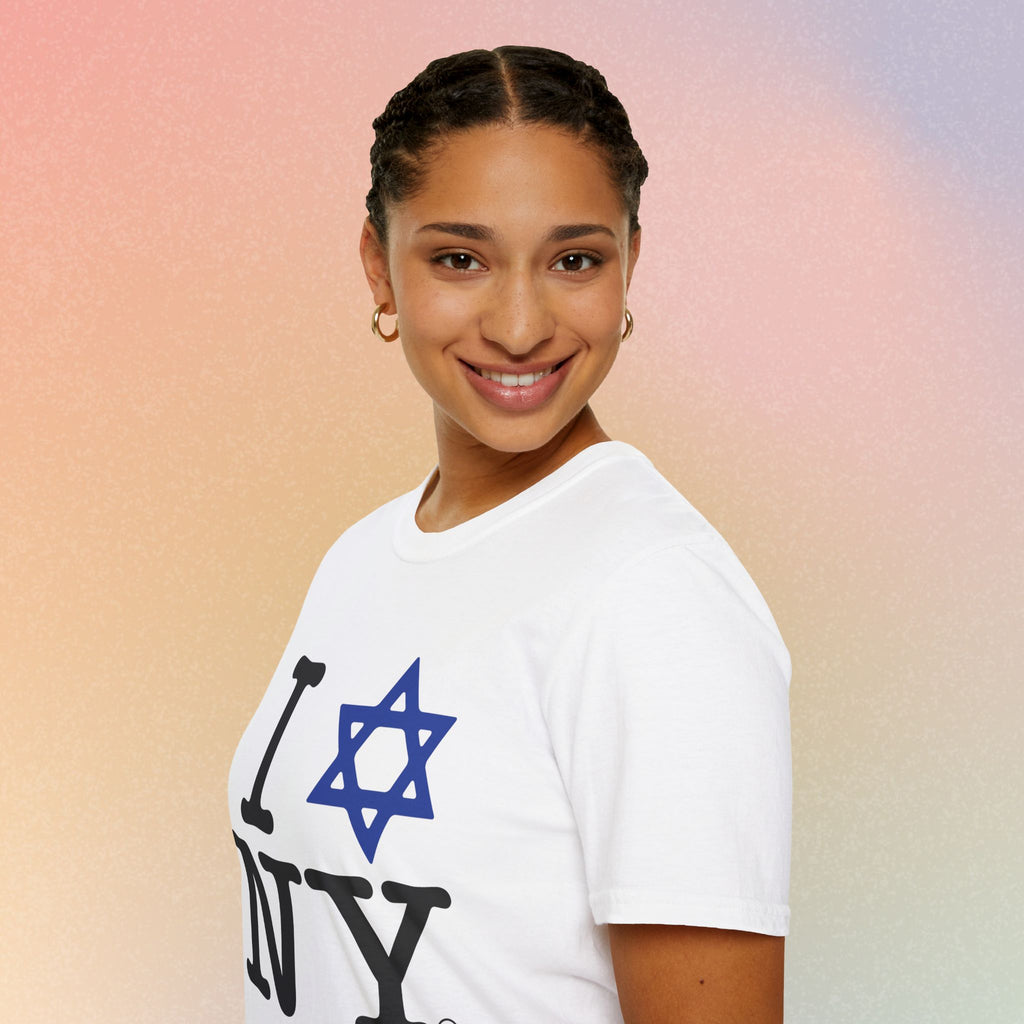 I Love NY Jewish Star Unisex Softstyle T-Shirt