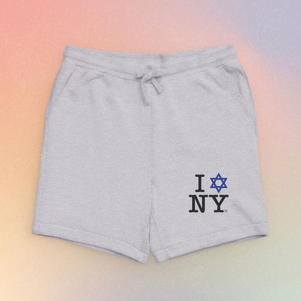 I Love NY Jewish Star Sweatshorts — Jewish Pride New York Athletic Shorts