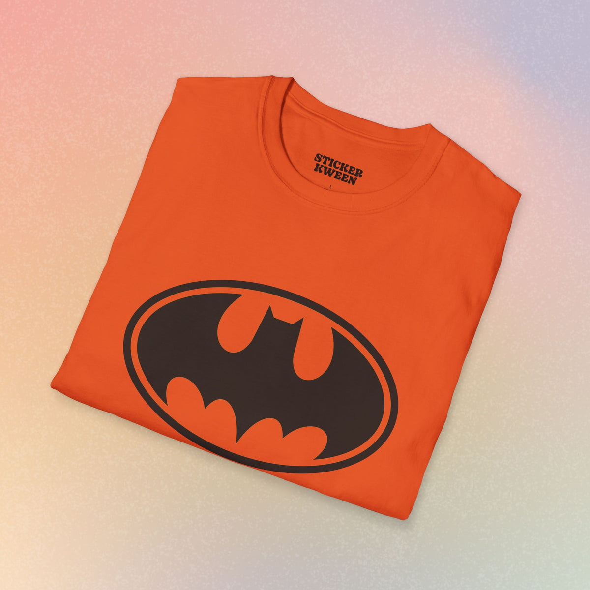 BIBAS Orange Batman Unisex Softstyle T-Shirt
