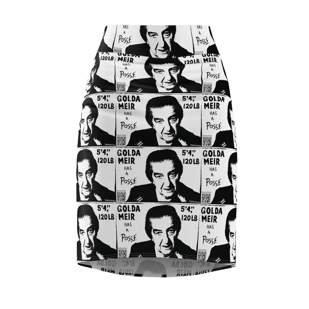 Golda Meir Hatikvah Collective Women's Pencil Skirt