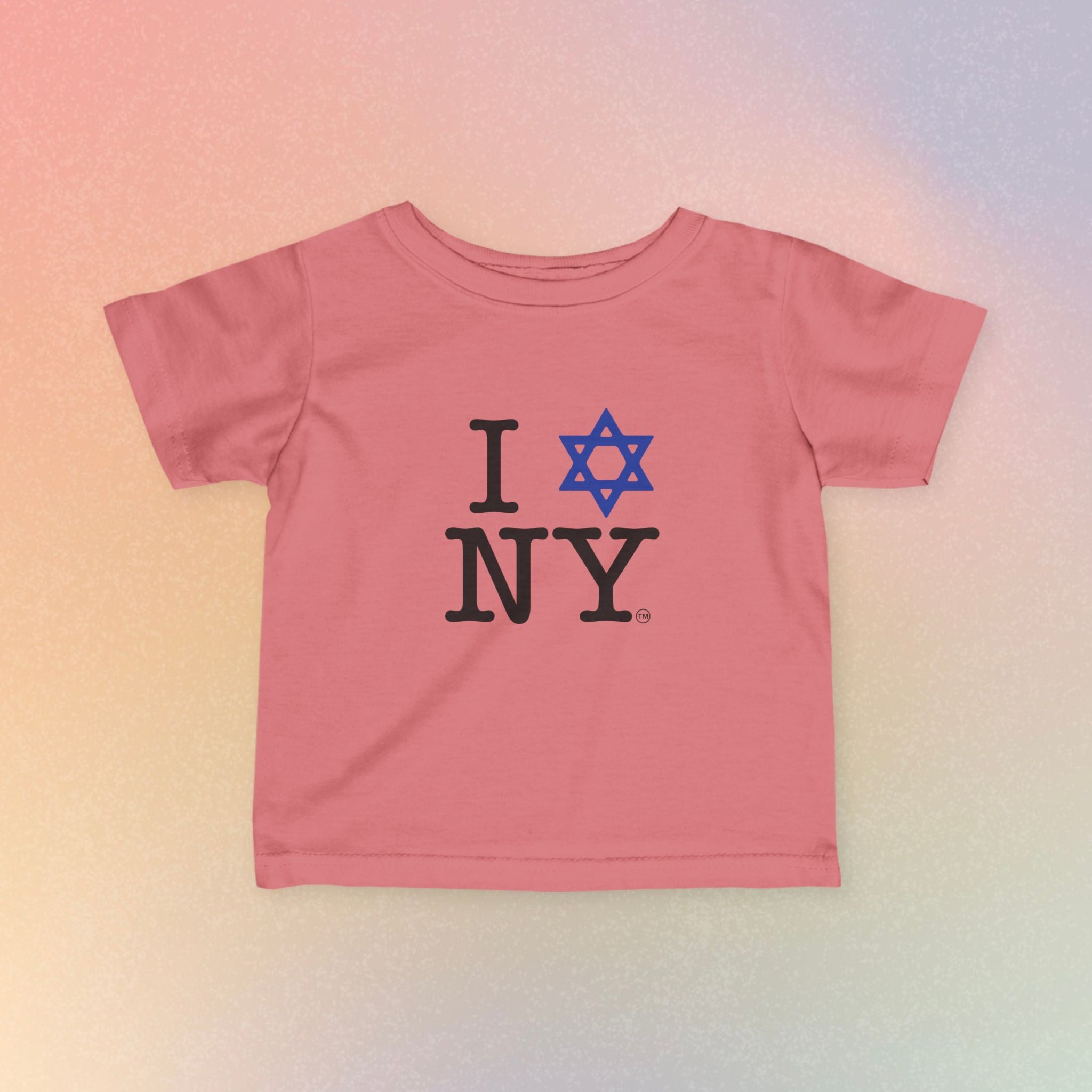 I Love NY Jewish Star Infant Tee | Jewish New York baby shirt