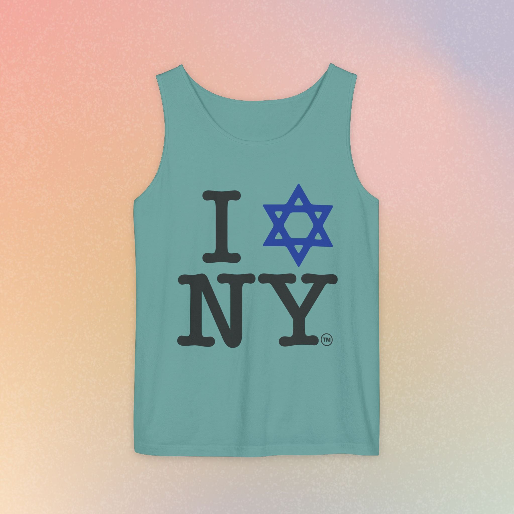 I Love NY Jewish Star Tank Top — Jewish NYC Pride Israel Love Sleeveless Tee