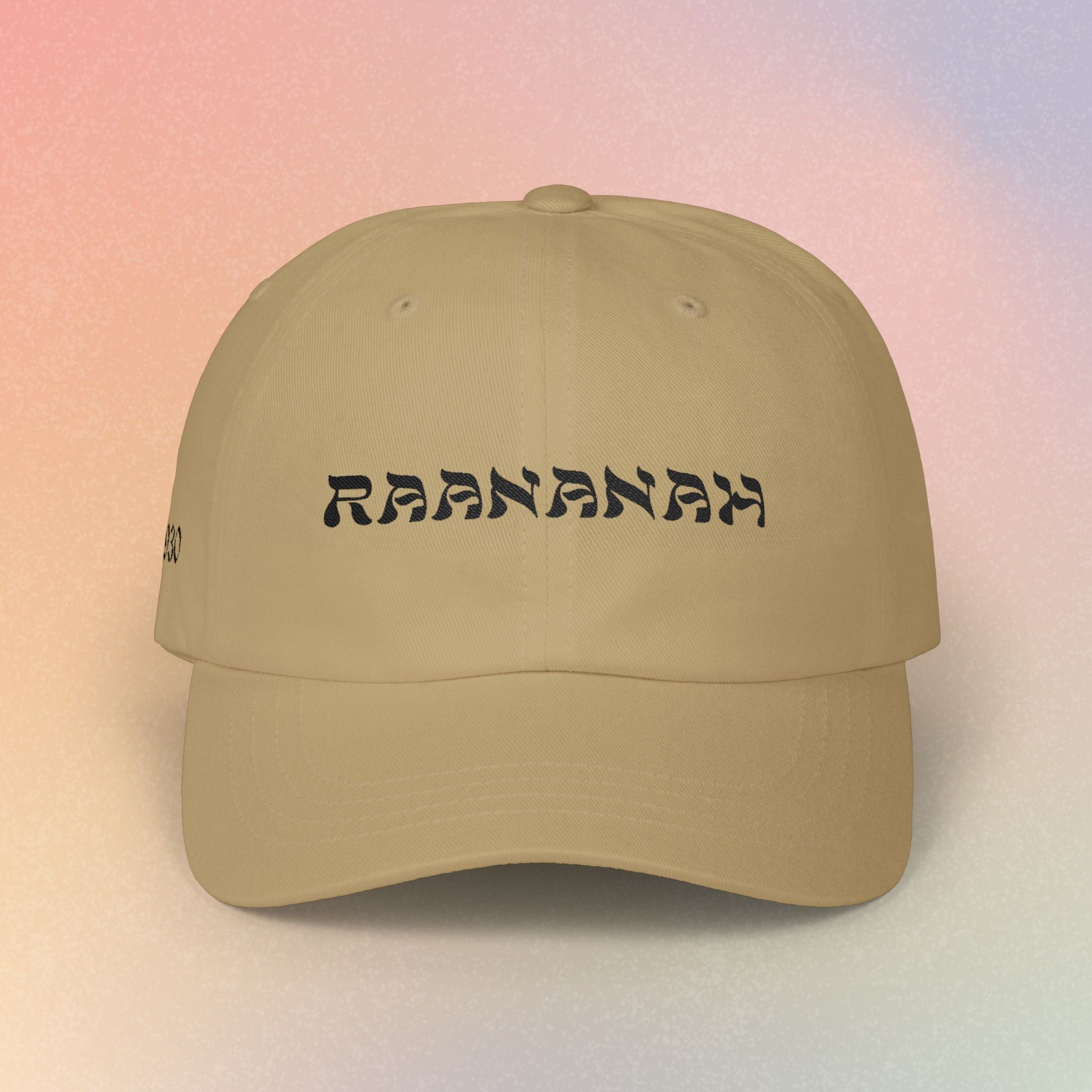 Raananah Park | 10930 | Embroidered Baseball Hat *Light Colors*