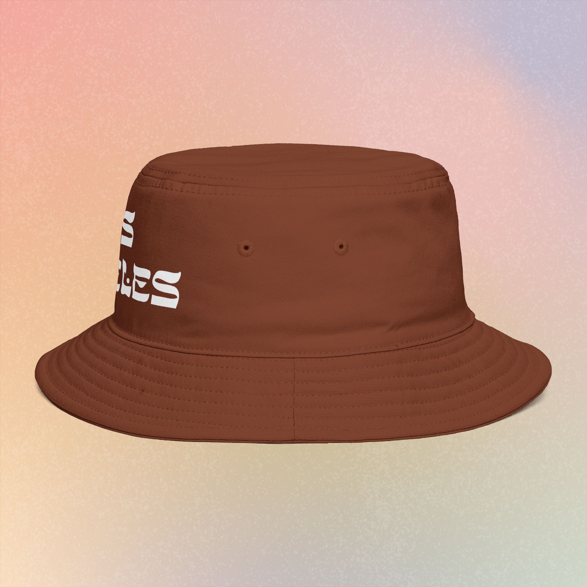 Los Angeles Hebrew Style Font Bucket Hat | LA Jewish Pride