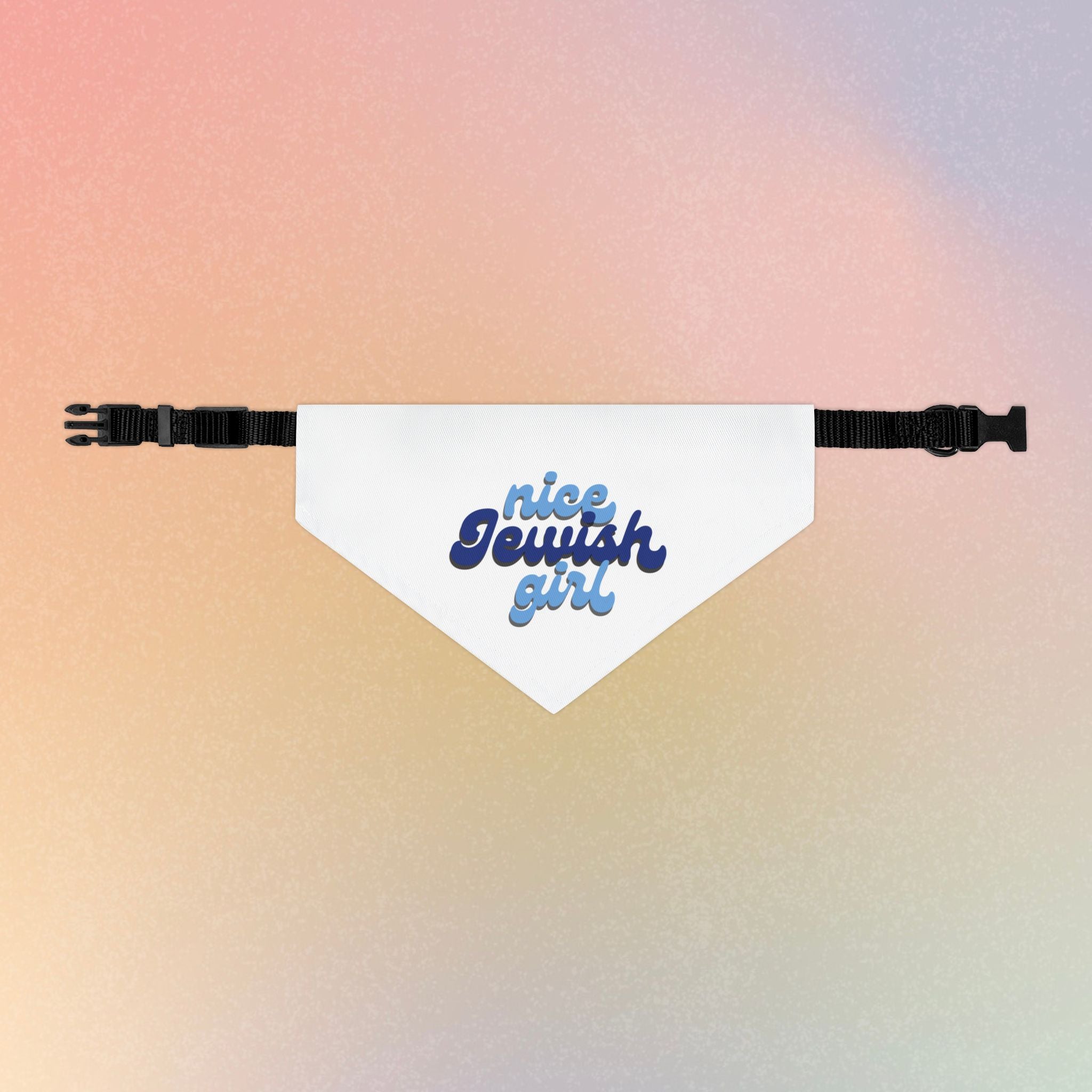 Nice Jewish Girl Pet Bandana Collar - Nice Jewish Dog/Cat