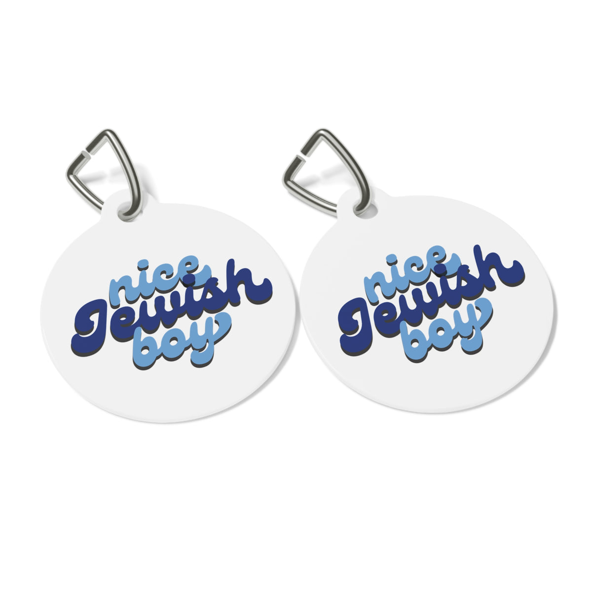 Nice Jewish Boy Pet Tag