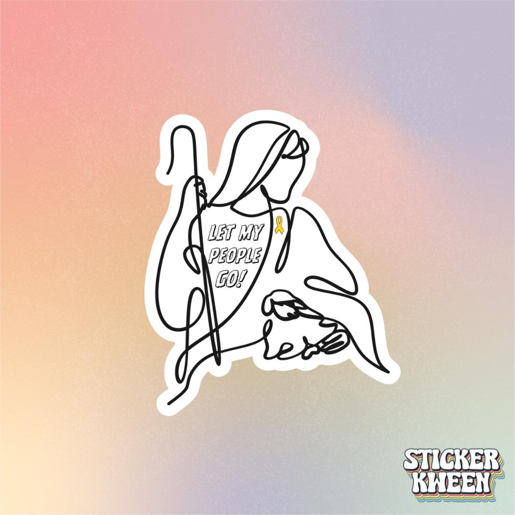 Let My People Go Sticker