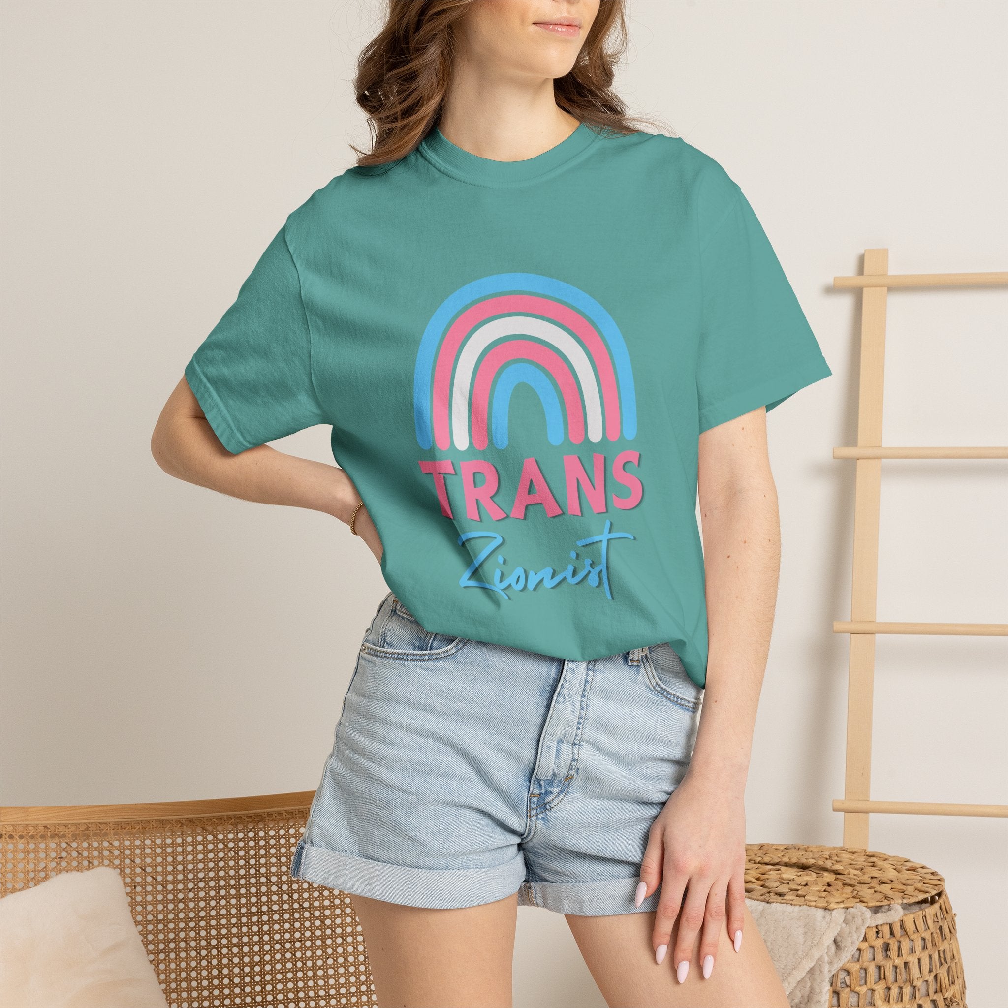 Trans Zion T-Shirt - Rainbow Transgender Pride Tee