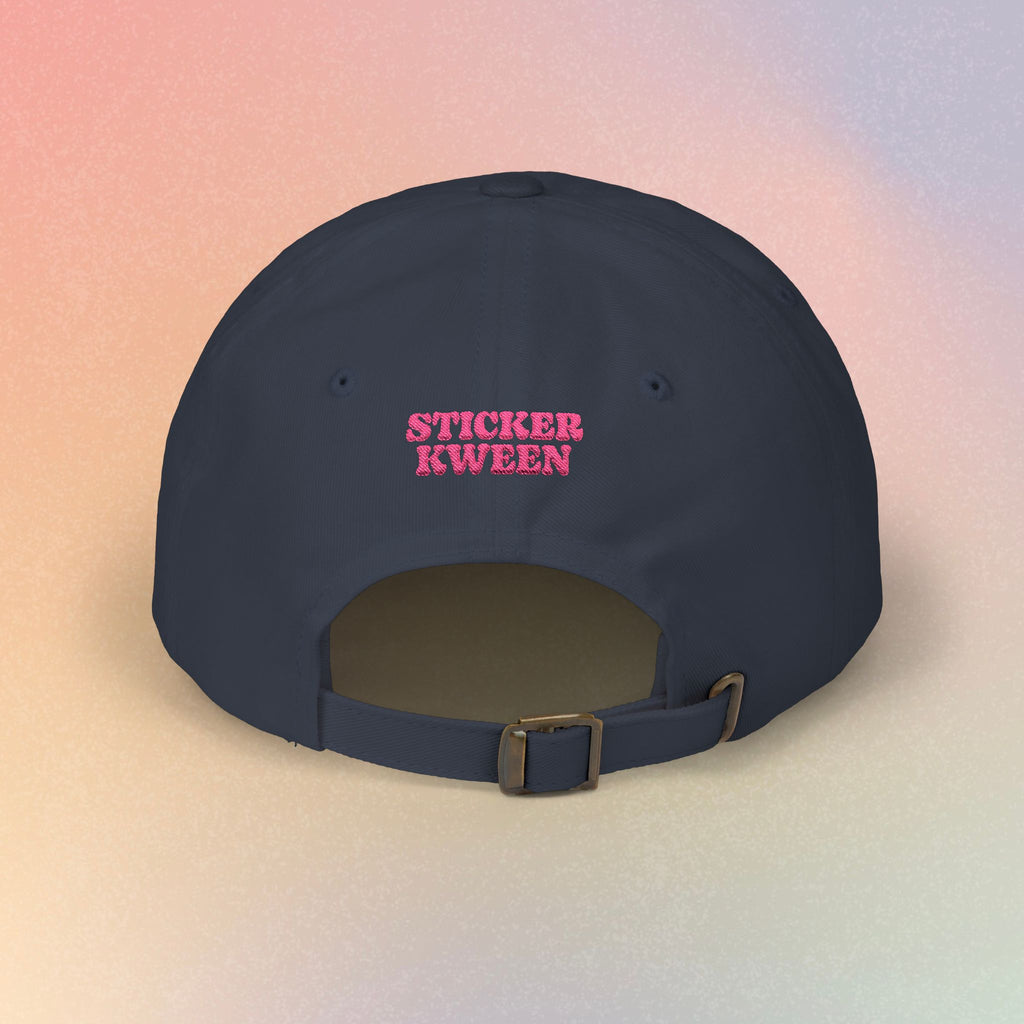 Zioness Embroidered Baseball Cap – Pink Barbie Font Jewish Pride Baseball Hat