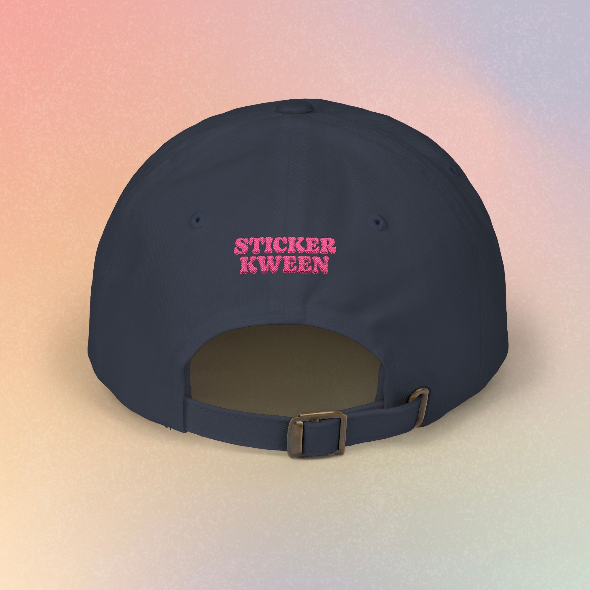 Zioness Embroidered Baseball Cap – Pink Barbie Font Jewish Pride Baseball Hat