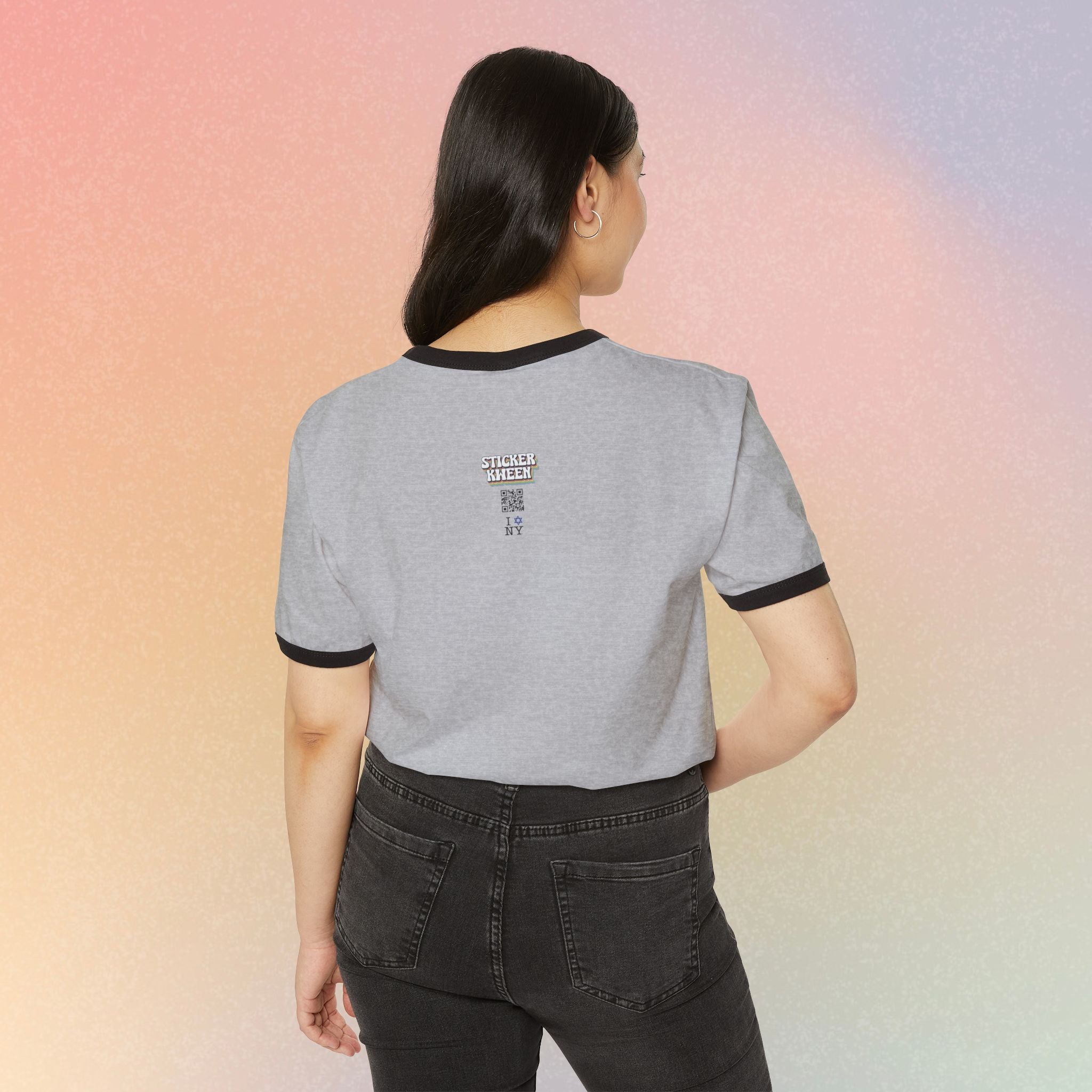 I Love NY Jewish Star T-Shirt | Ringer Tee, Jewish New York Pride