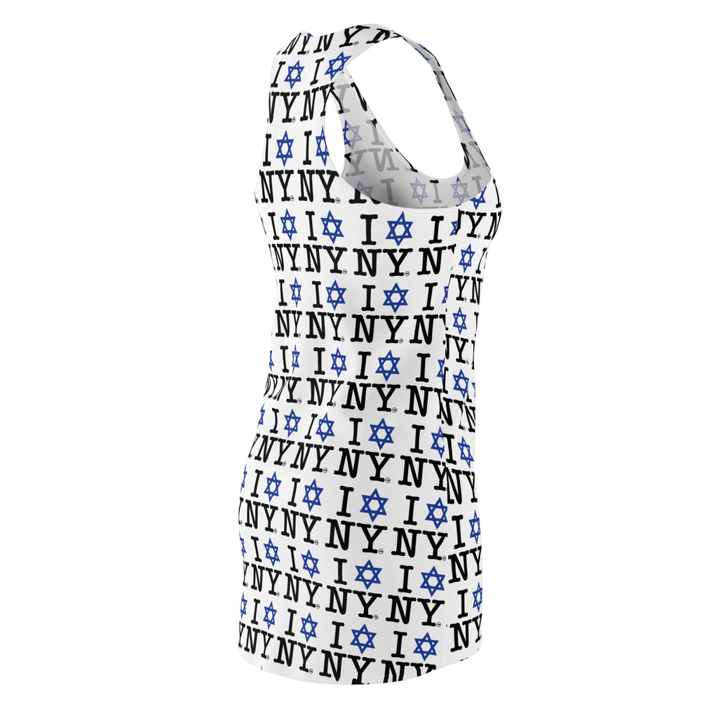 I Love NY Jewish Star Women's Racerback Dress