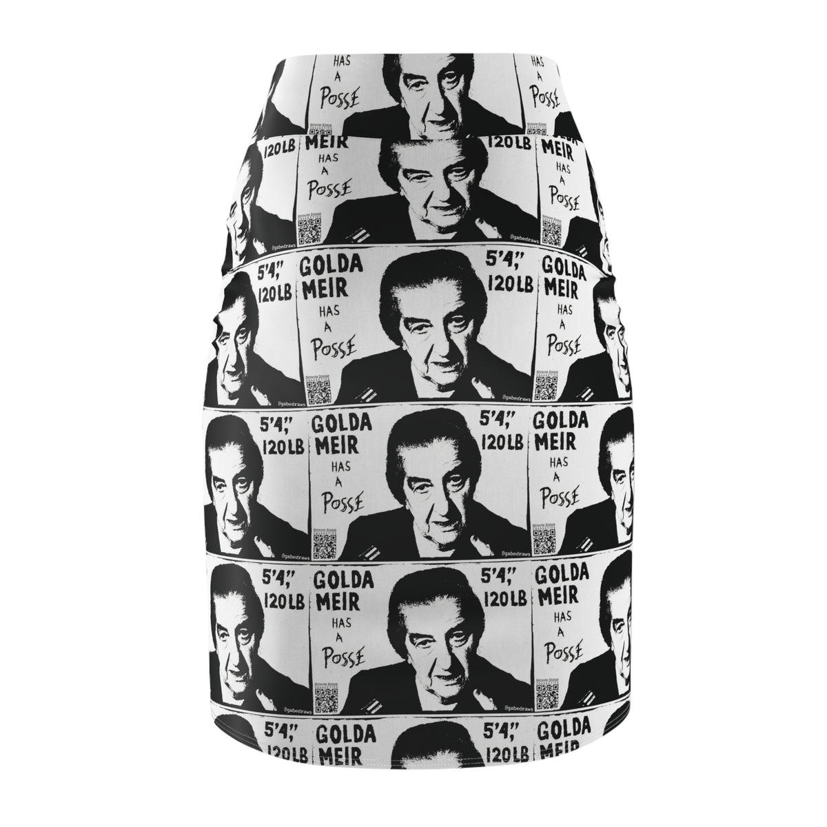 Golda Meir Hatikvah Collective Women's Pencil Skirt