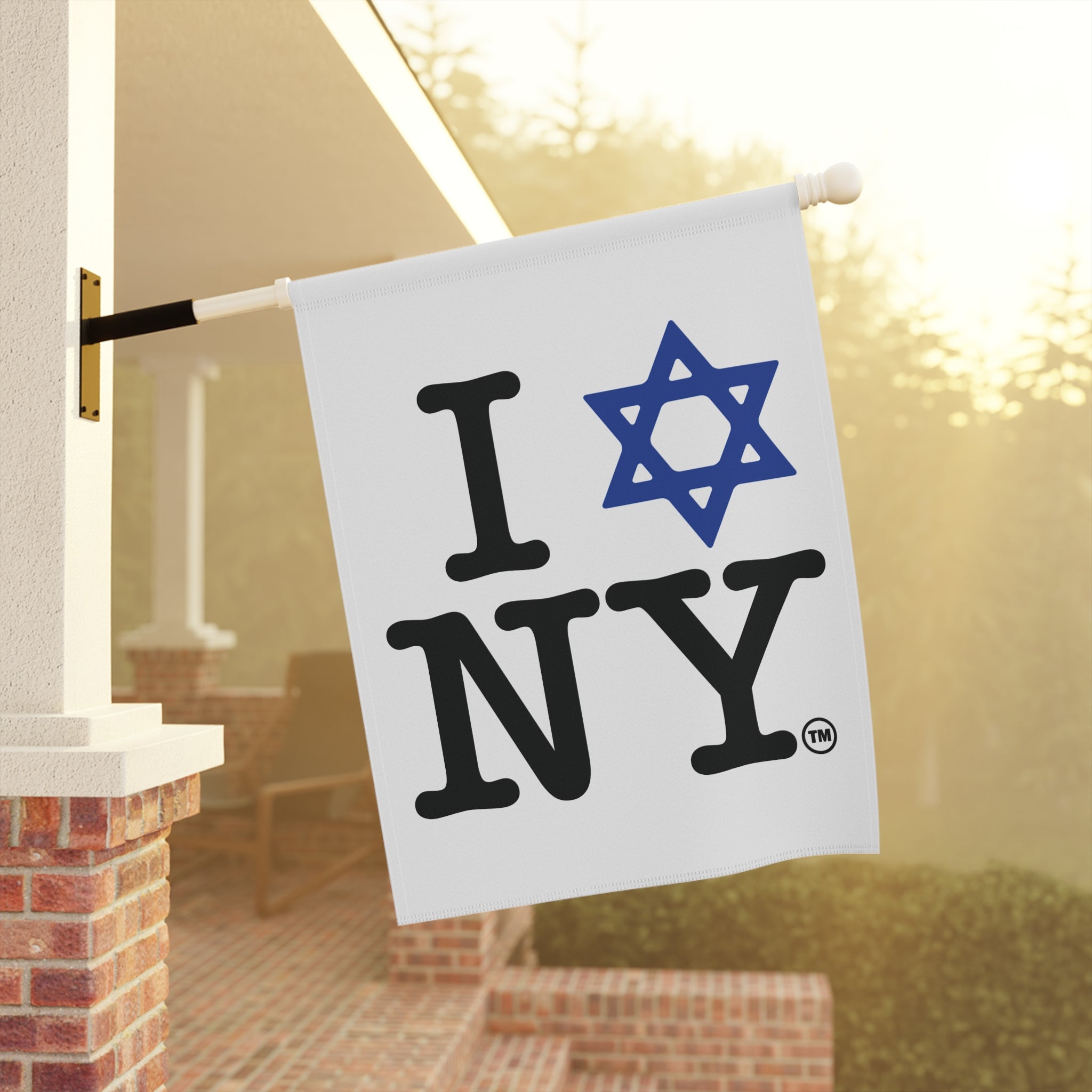 I Love NY Jewish Star Garden & House Banner