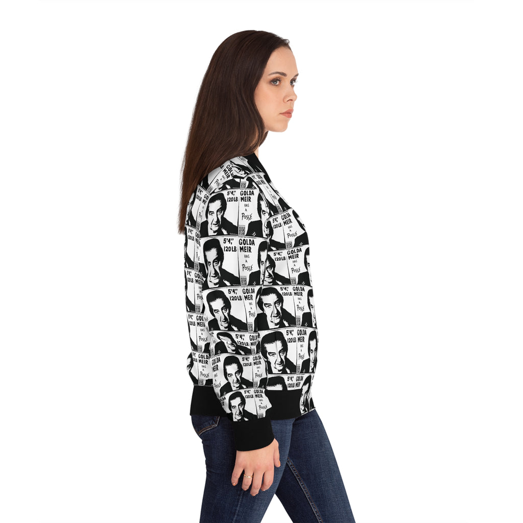 Golda Meir Has A Posse Women's Bomber Jacket