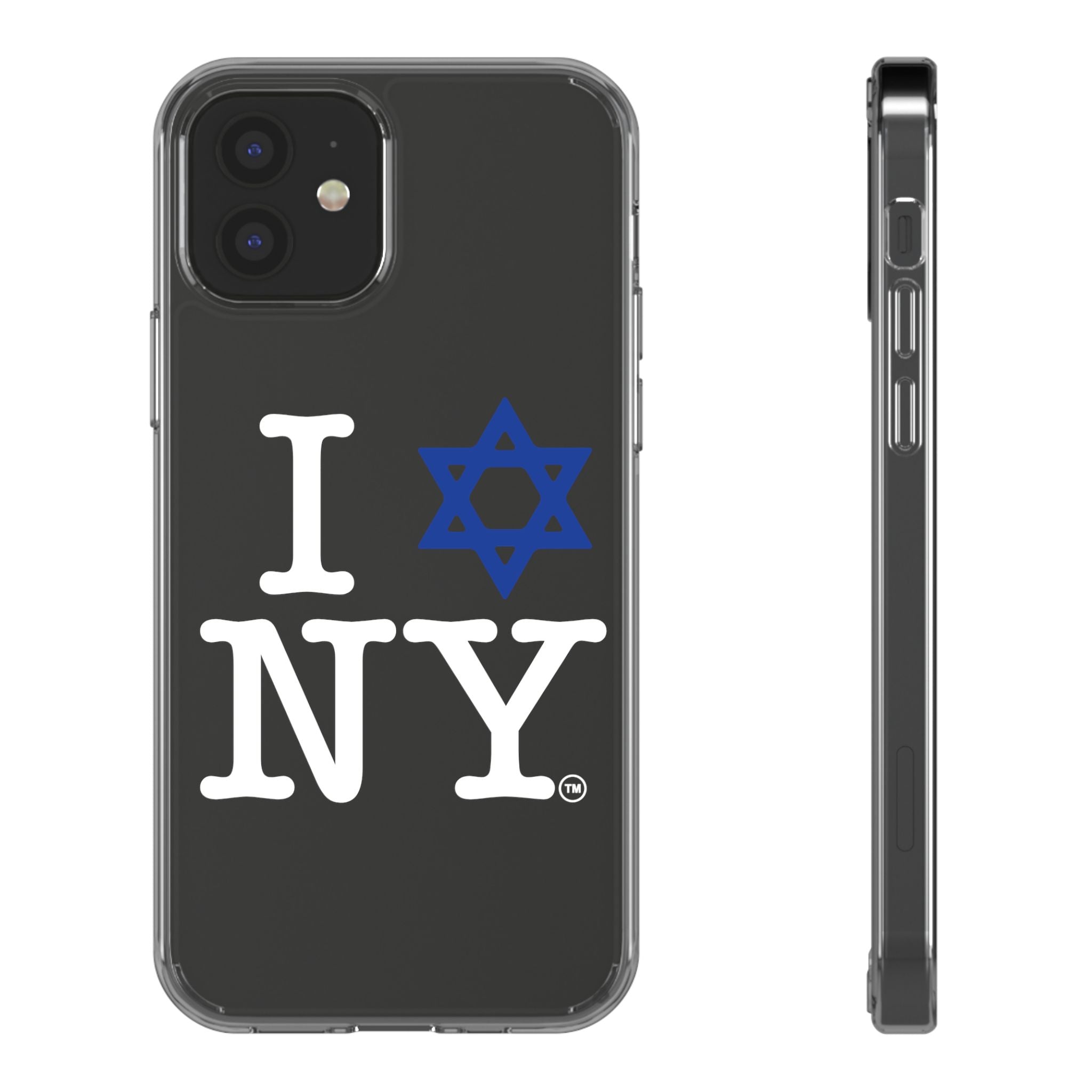 I Love NY Jewish Star Phone Case | Clear Case, Jewish New York Design