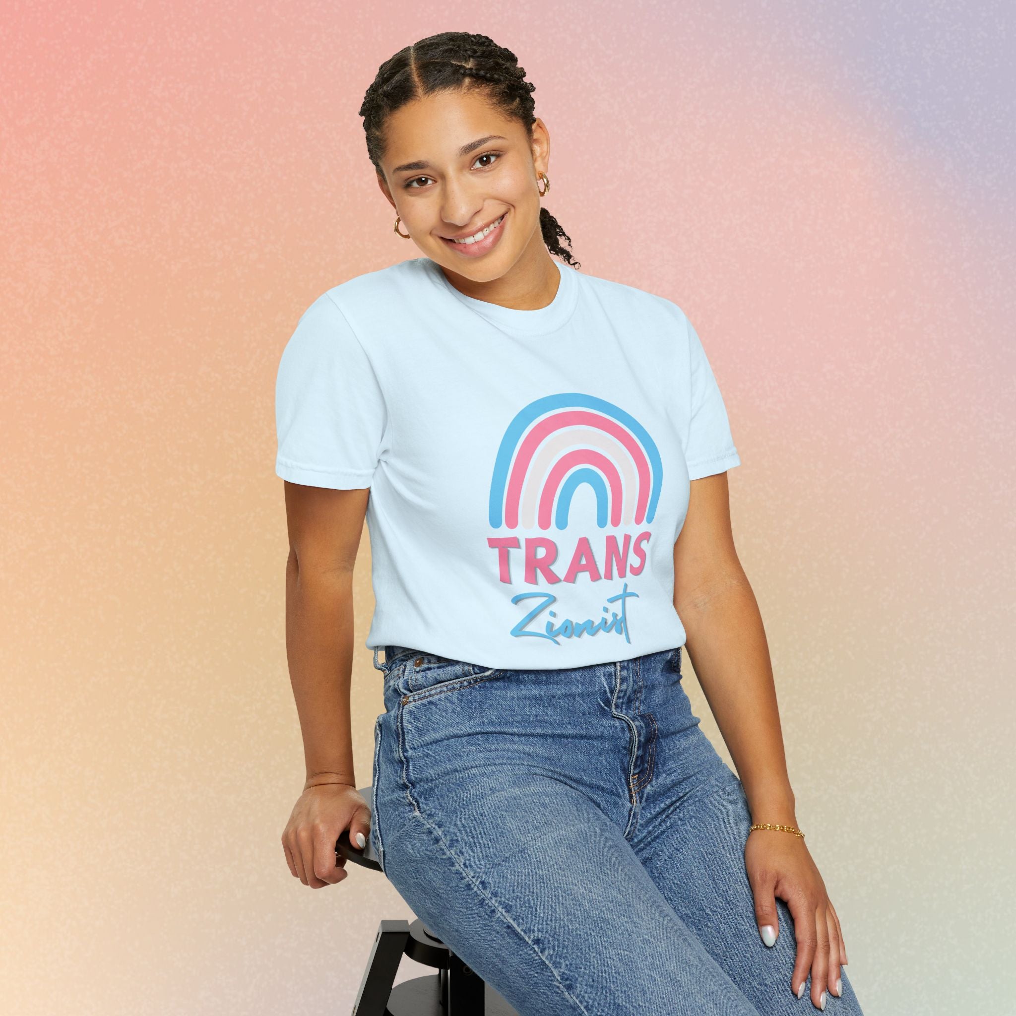 Trans Zion T-Shirt - Rainbow Transgender Pride Tee