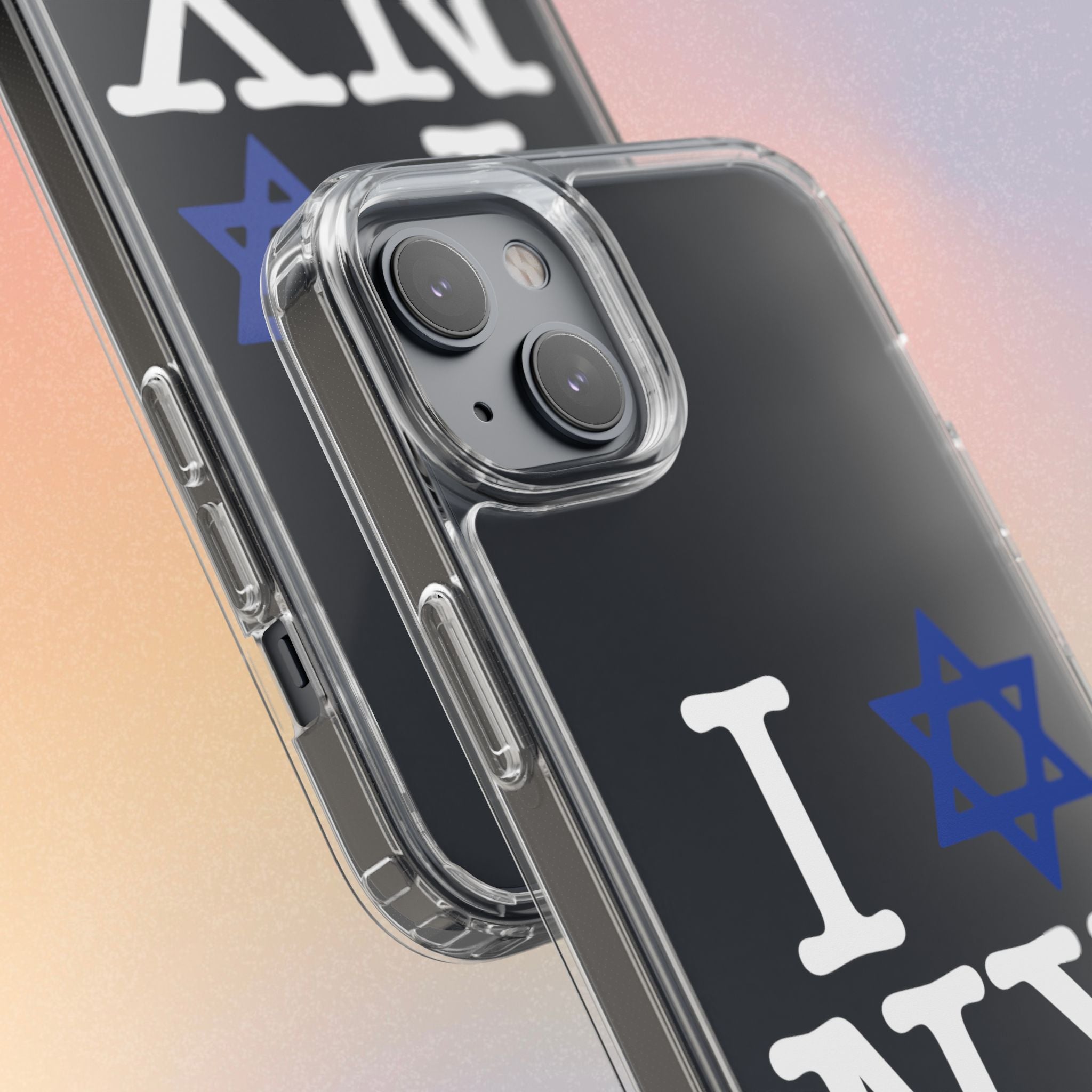 I Love NY Jewish Star Phone Case | Clear Case, Jewish New York Design