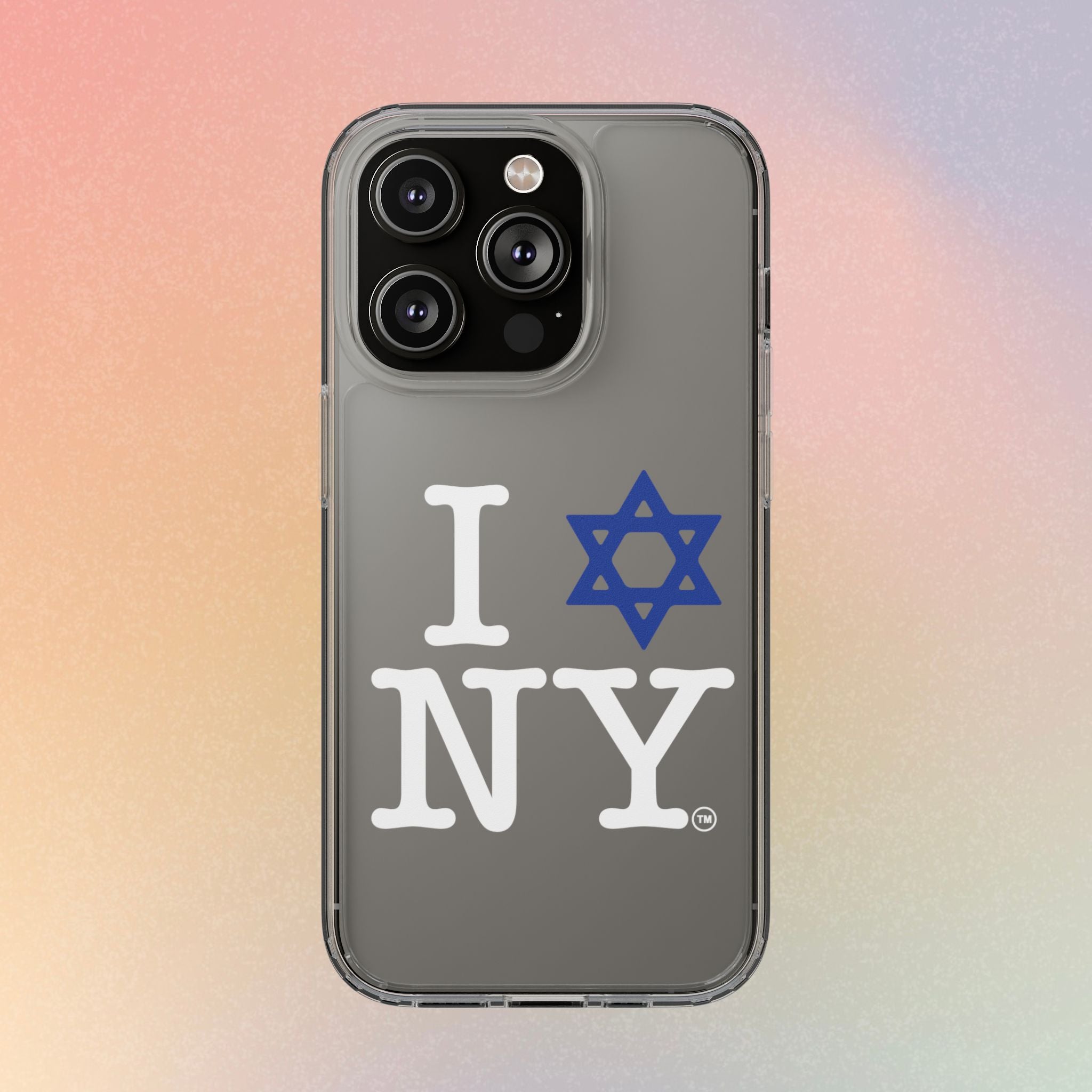I Love NY Jewish Star Phone Case | Clear Case, Jewish New York Design