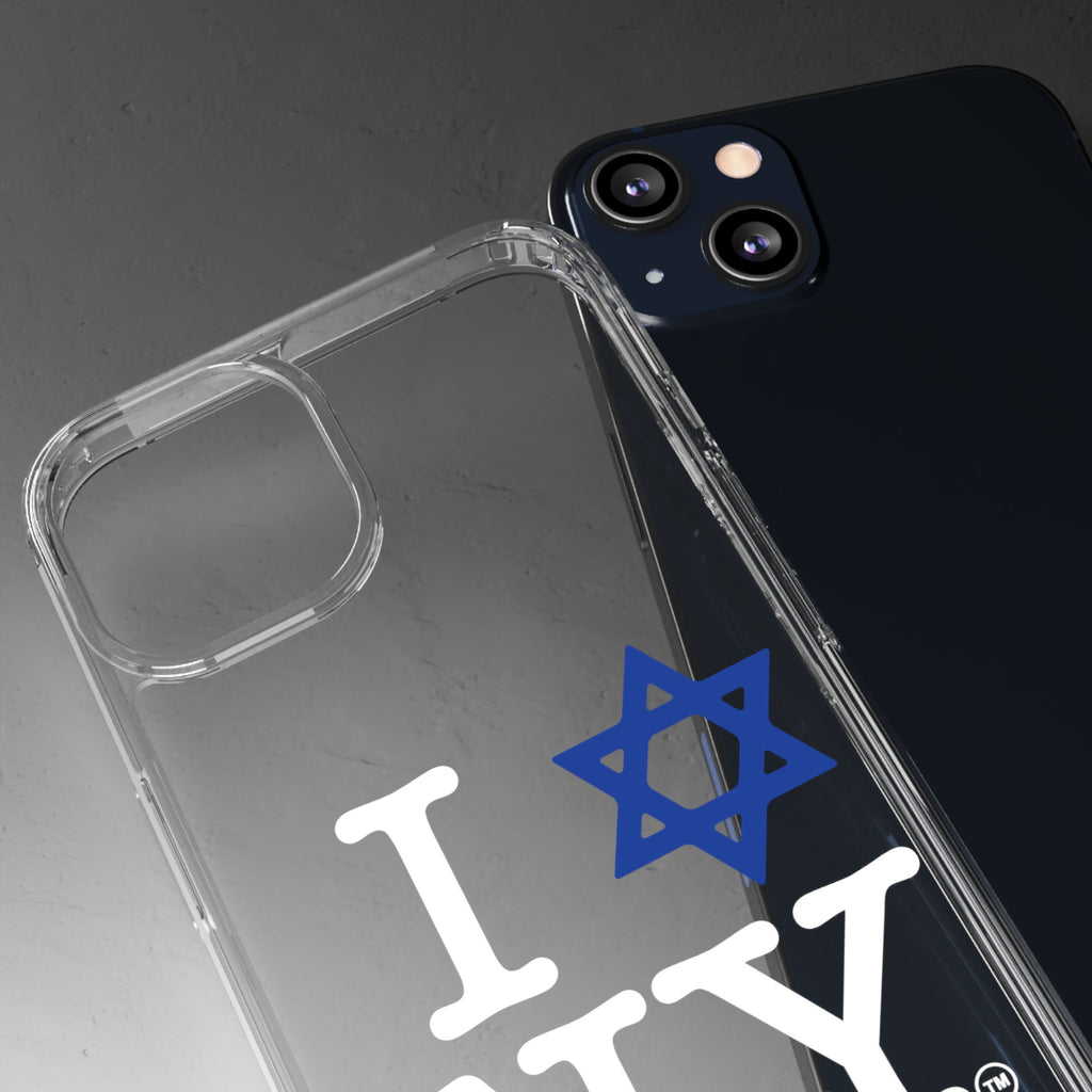 I Love NY Jewish Star Phone Case | Clear Case, Jewish New York Design