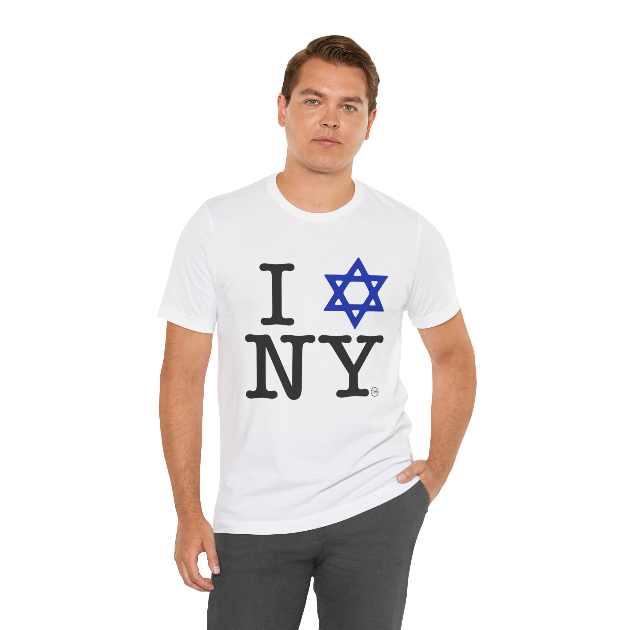 I Love NY Jewish Star T-Shirt | Jewish New York Pride Tee