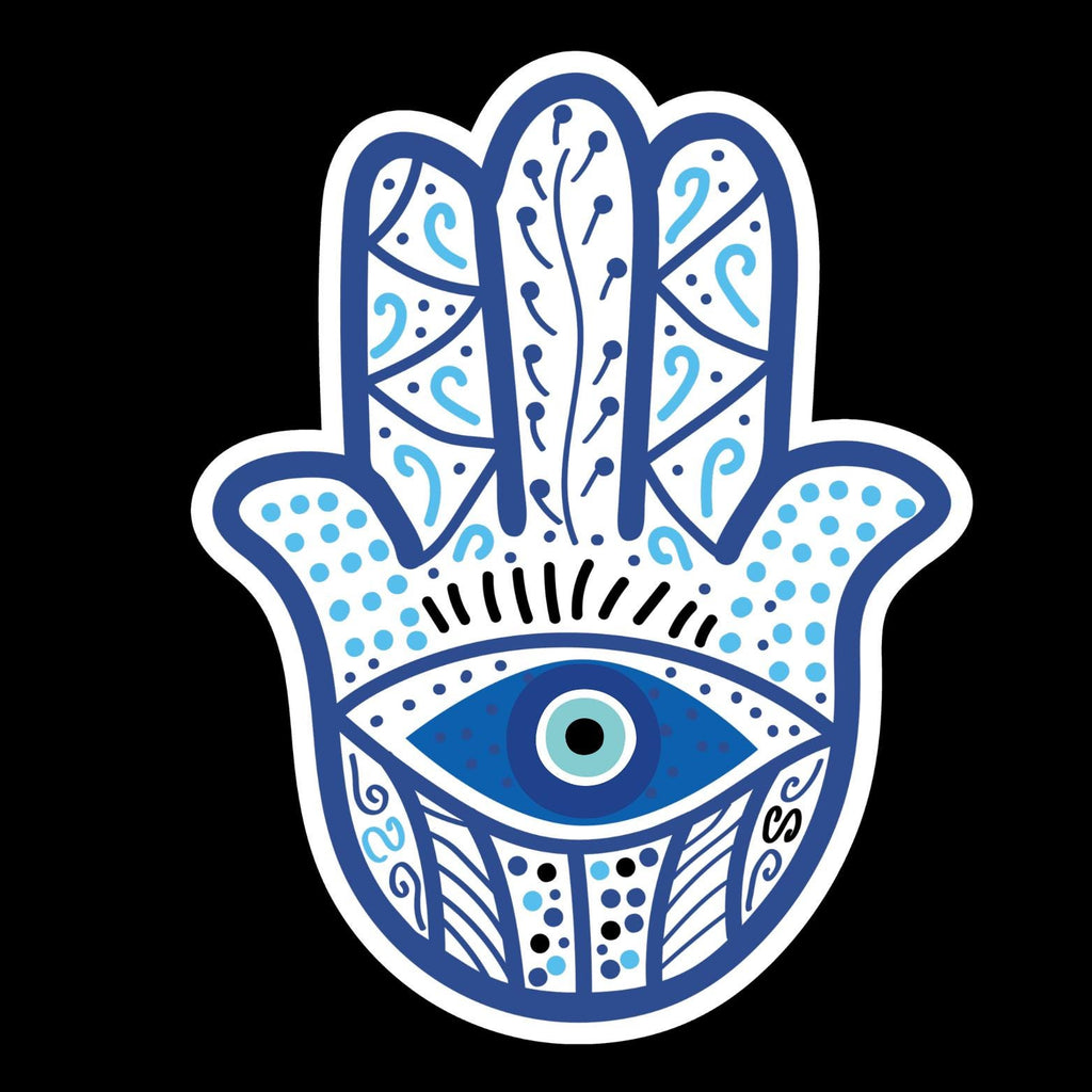 Hamsa Evil Eye Sticker